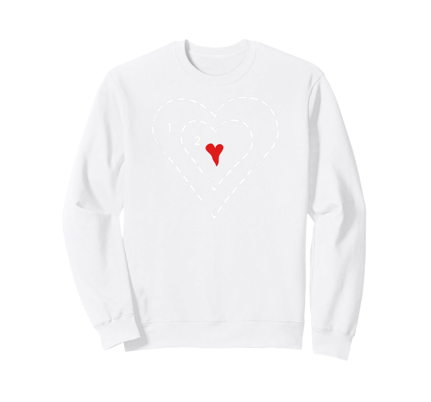 Heart Two Sizes Too Small Funny Christmas Xmas T-Shirt