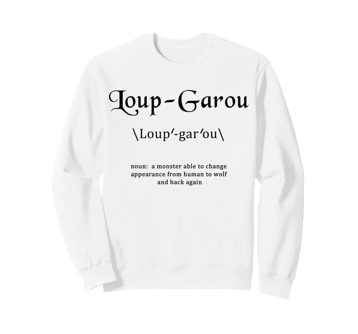 Loup-Garou Tshirt Definition of Loup-garou T-Shirt