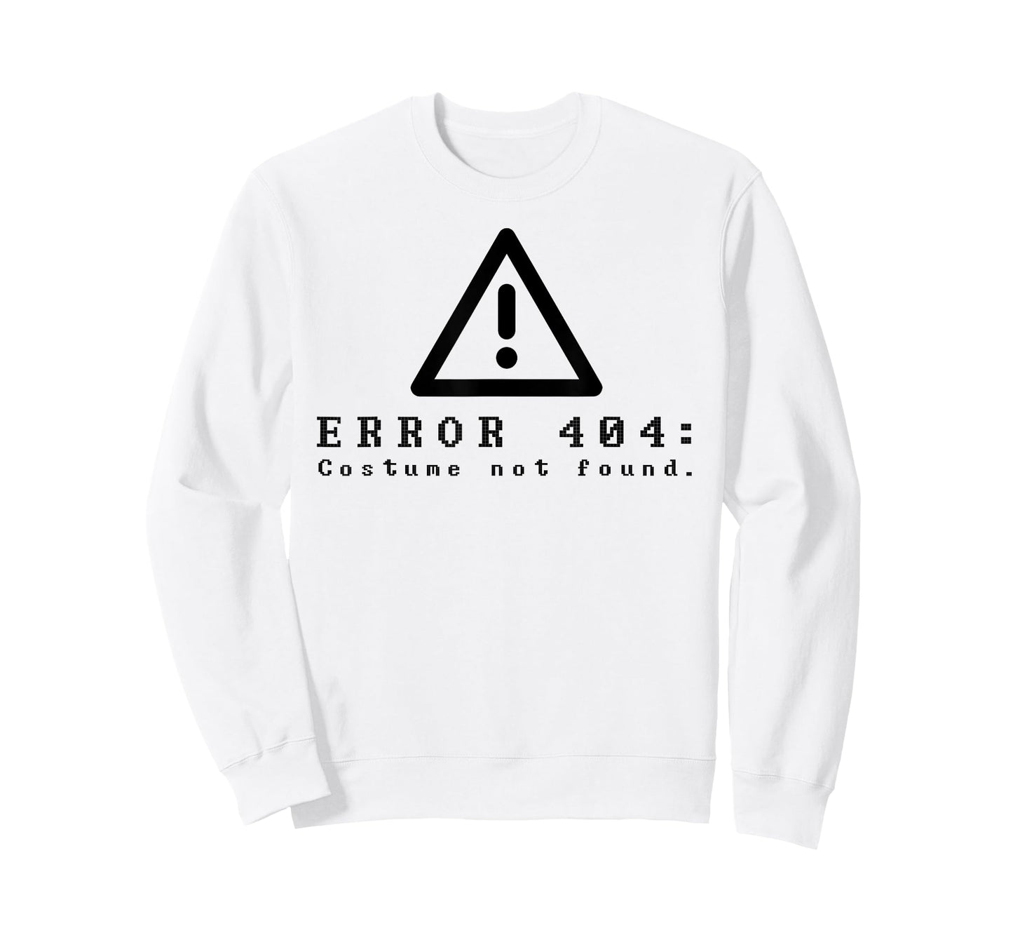 Error 404 Costume Not Found Funny Halloween Computer T-Shirt