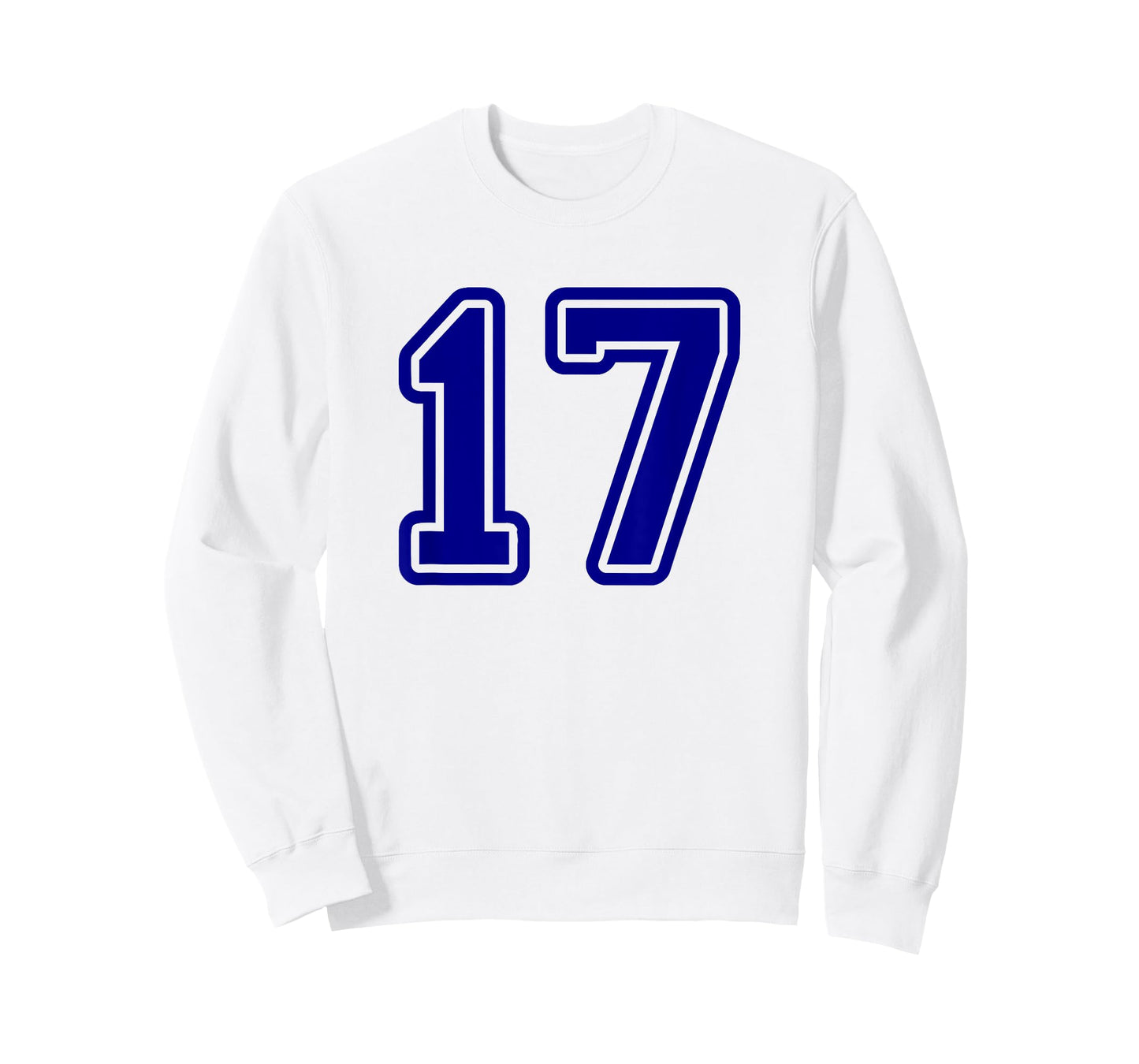 Number #17 Blue Varsity Favorite Number 17 T-Shirt