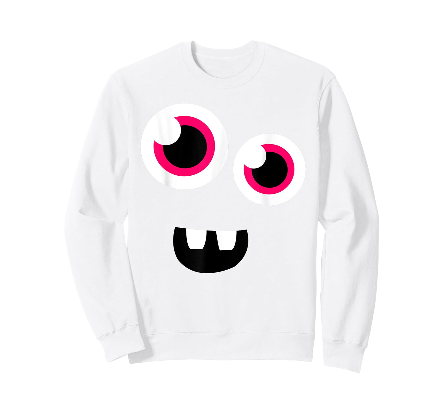 Cute Eye Monster Face Funny Halloween Kids Man Women T-Shirt