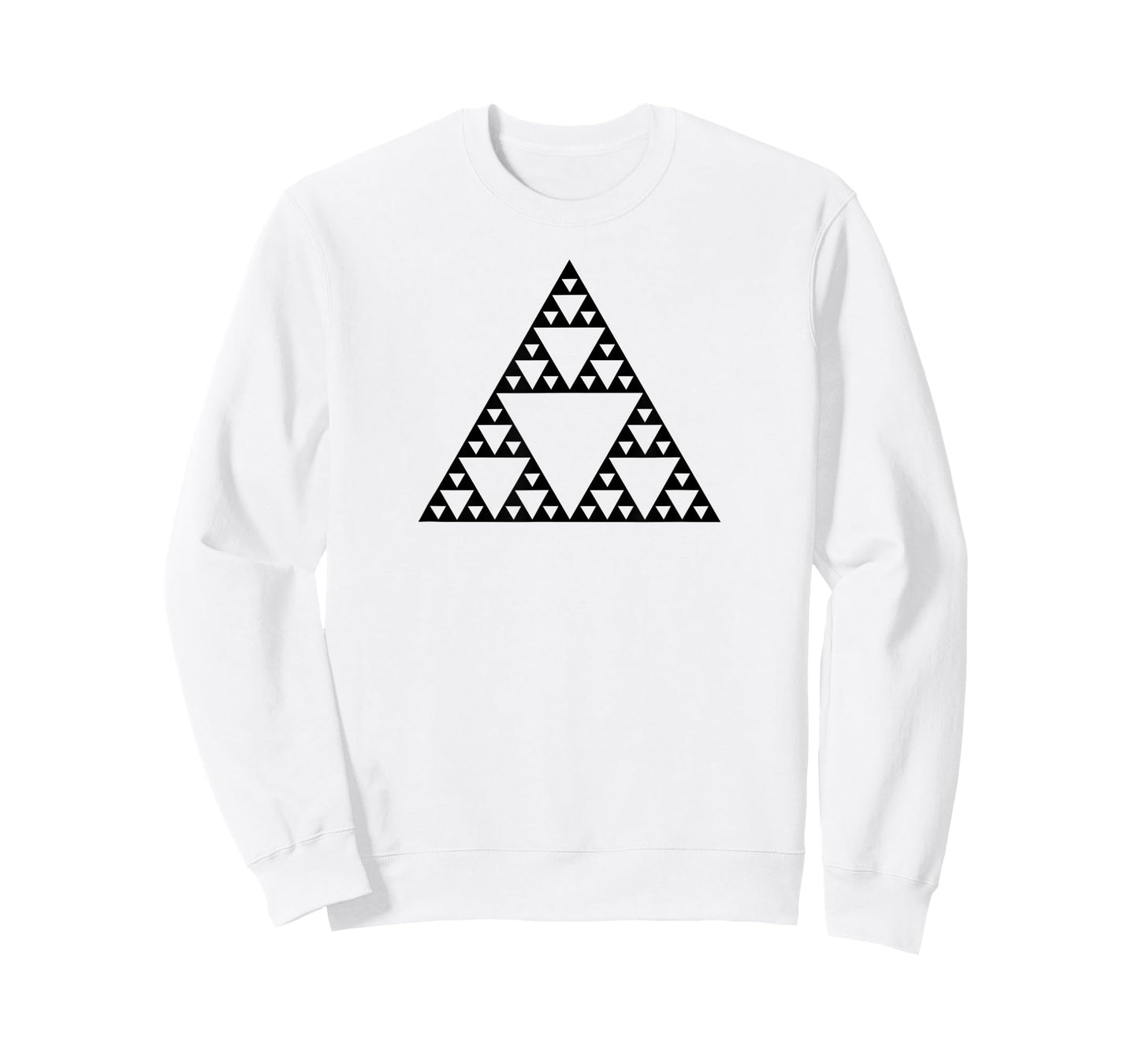 Math Sierpinski Triangle Fractal Geometry Science Infinity T-Shirt