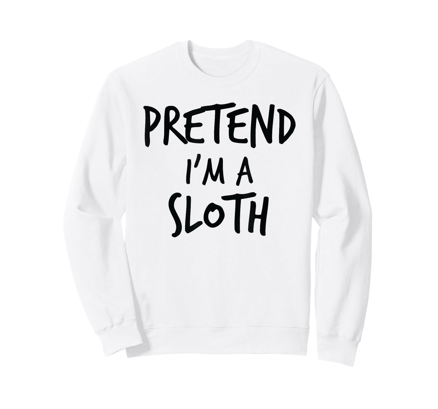 Funny Lazy Halloween Shirt Pretend I'm A Sloth Costume T-Shirt