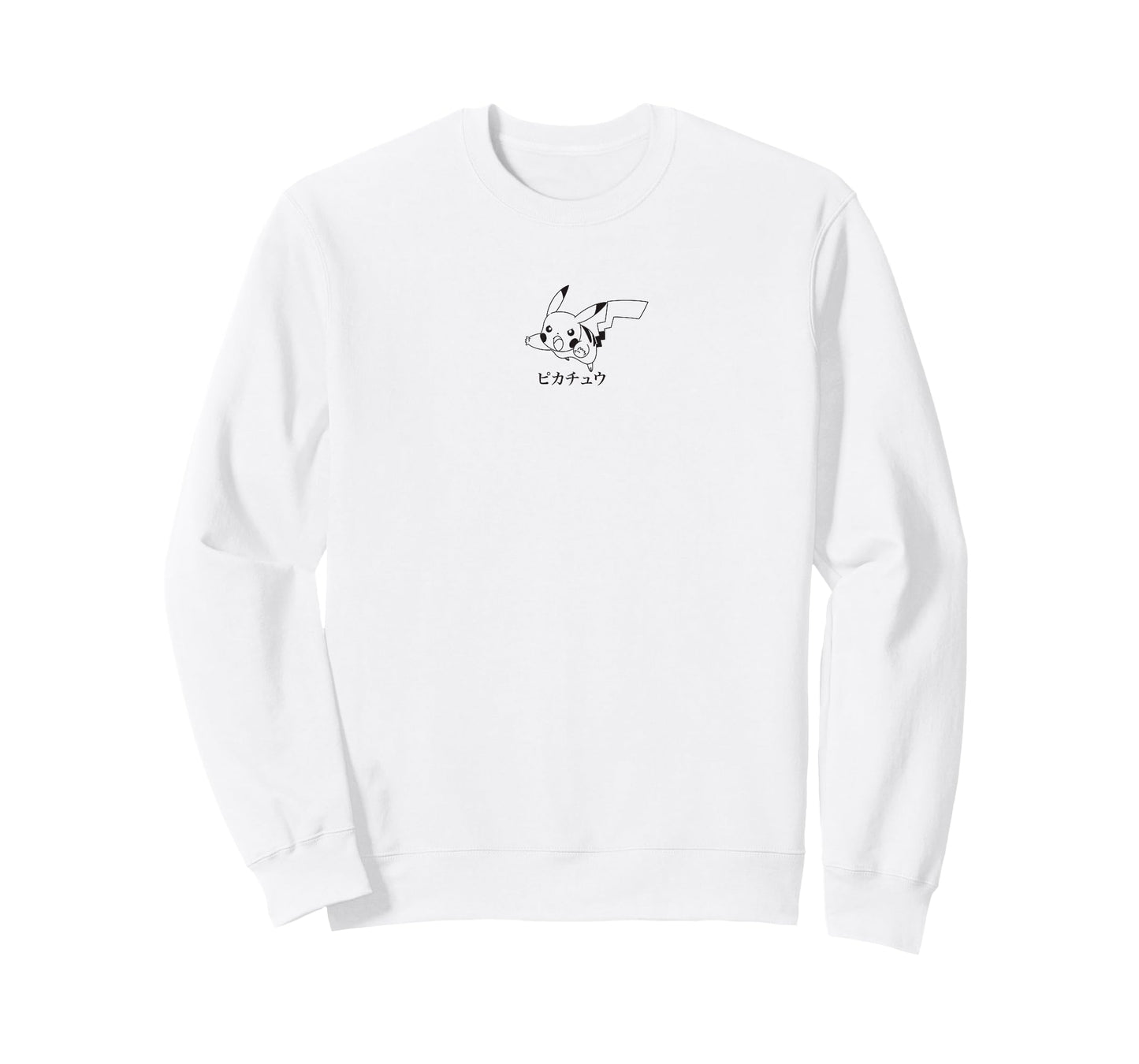 Pokémon Pikachu Black and White Quick Attack Kanji Logo T-Shirt