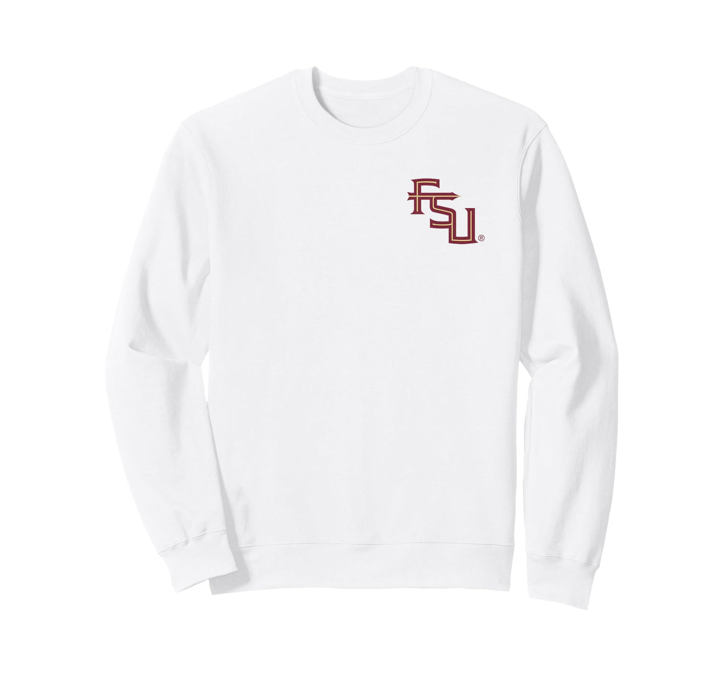 Florida State Seminoles Front/Back FSU White T-Shirt