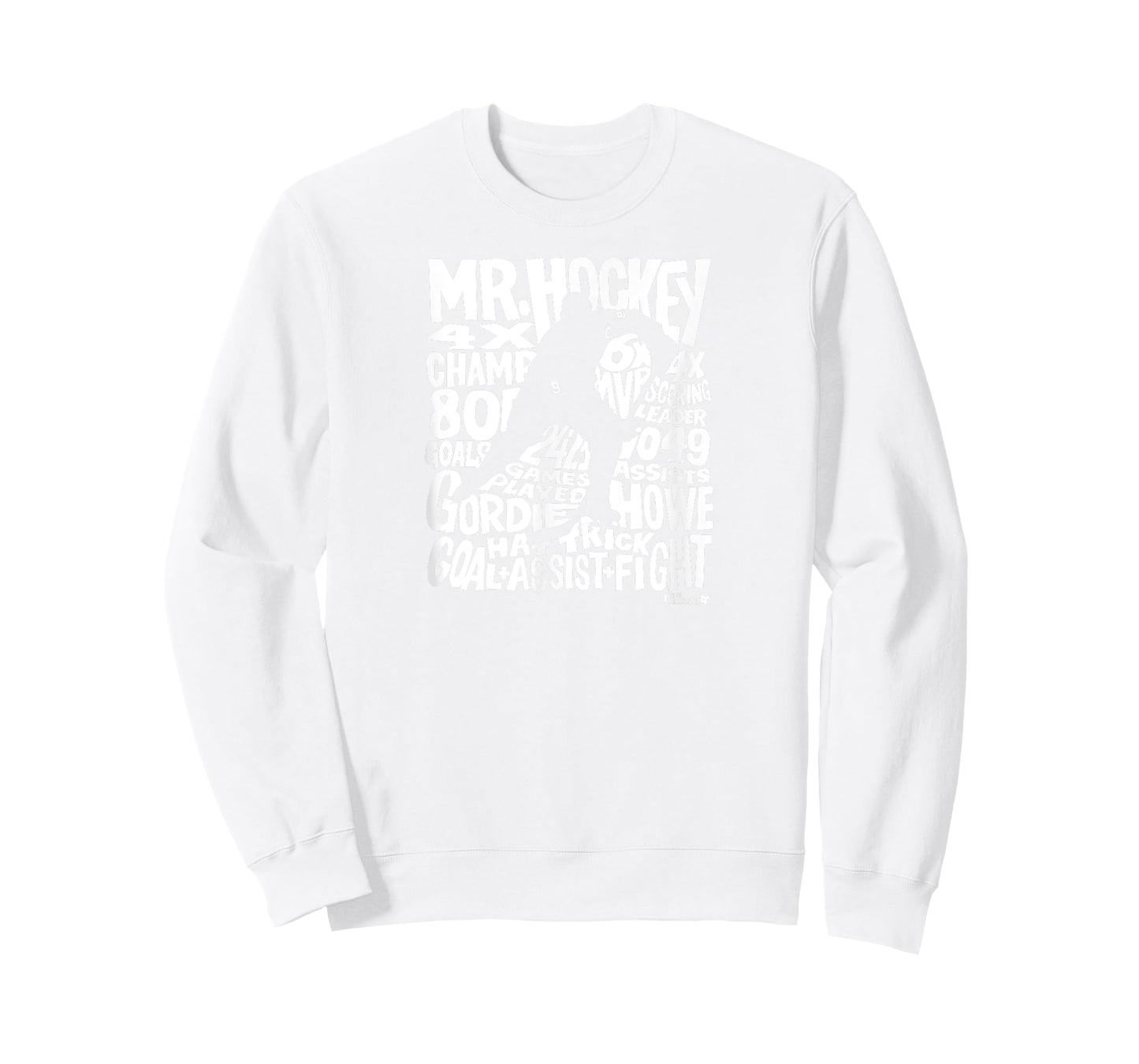 Gordy Howe - Word Art - Detroit Hockey T-Shirt
