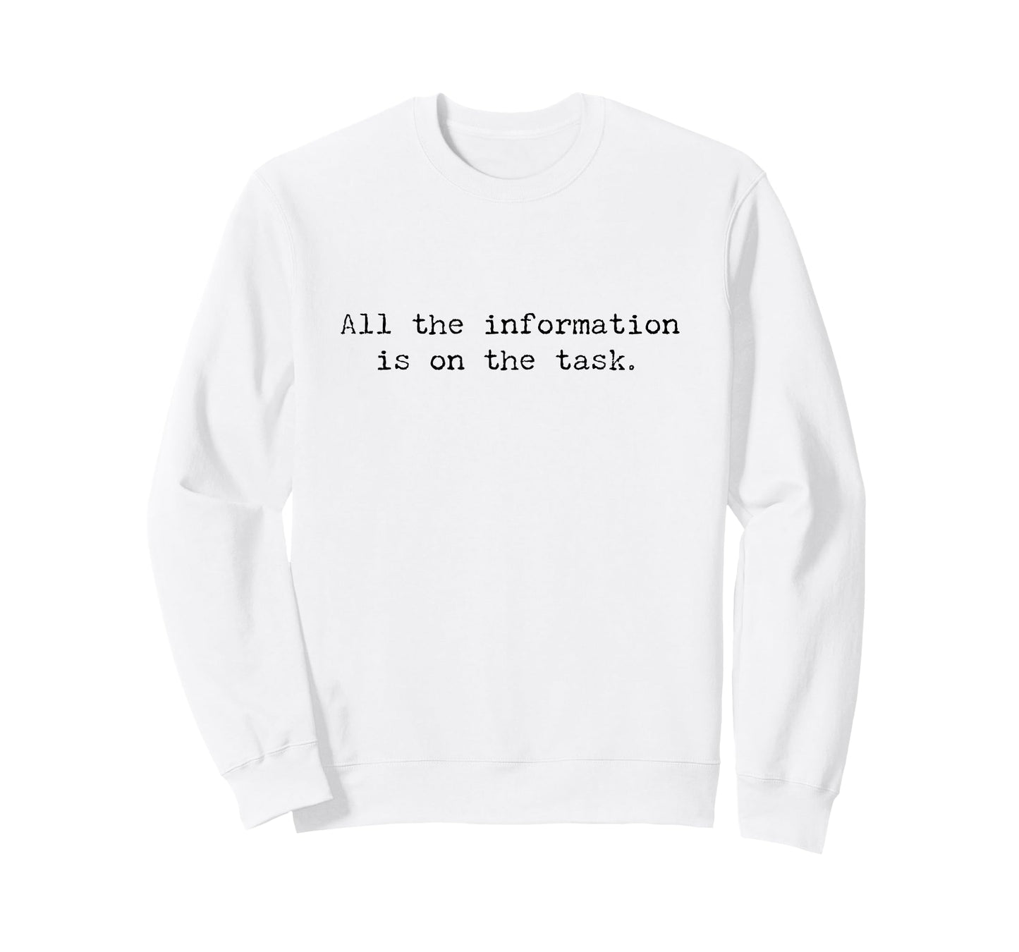 Taskmaster All The Information, Your Time Starts Now T-Shirt
