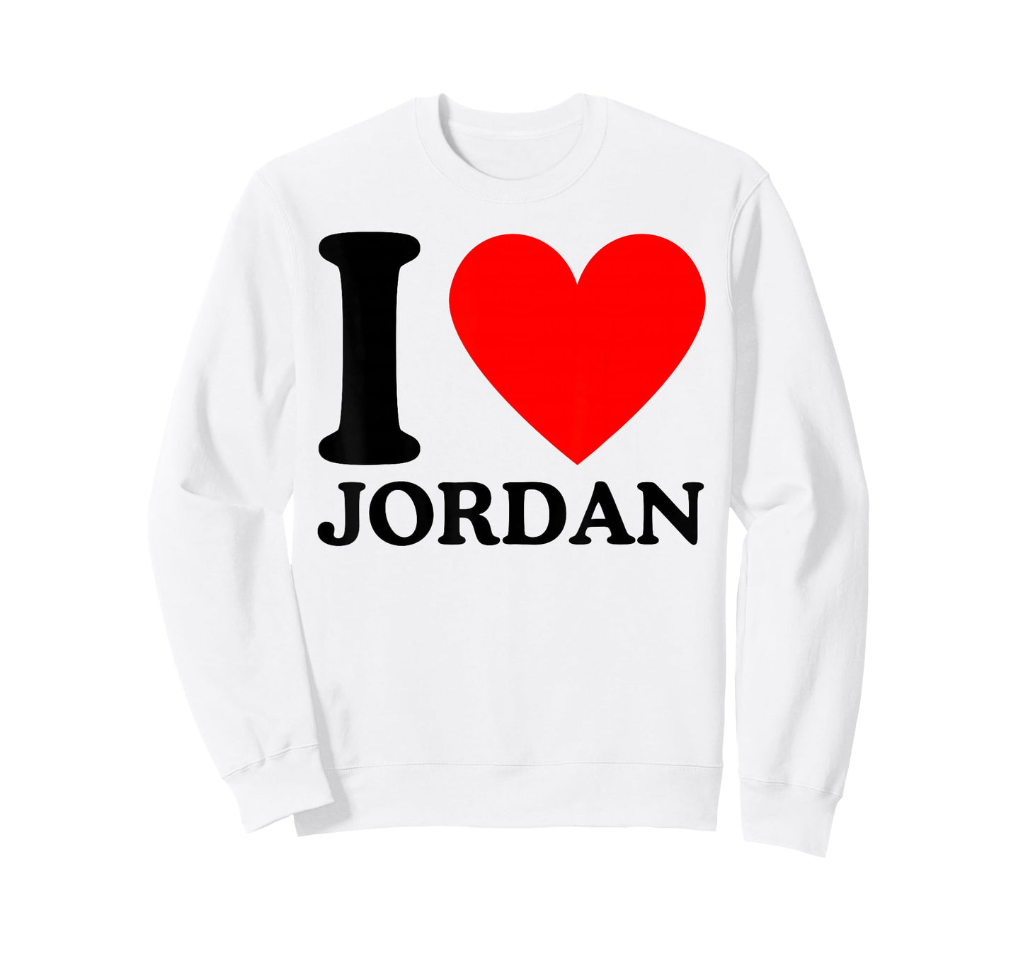 I Love Jordan Tee - I Heart Jordan T-Shirt
