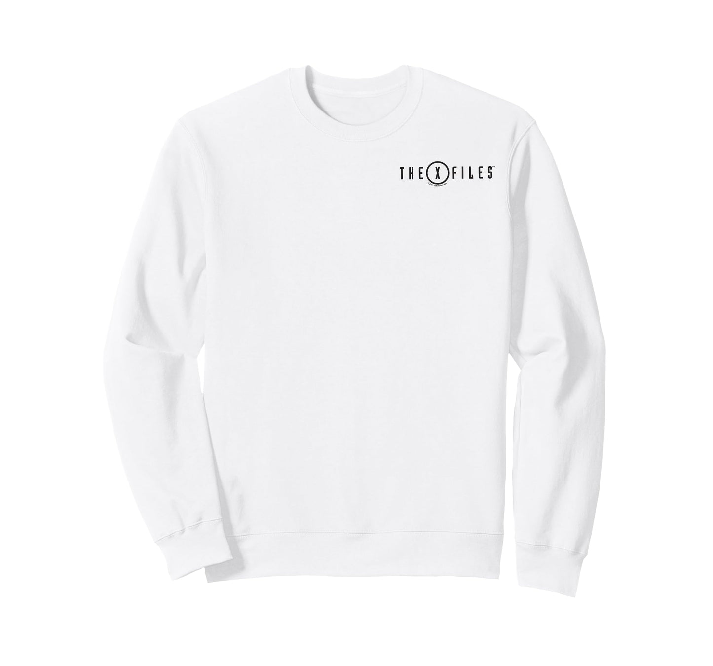 X-Files Iconic Small Left Chest Pocket Text Logo T-Shirt