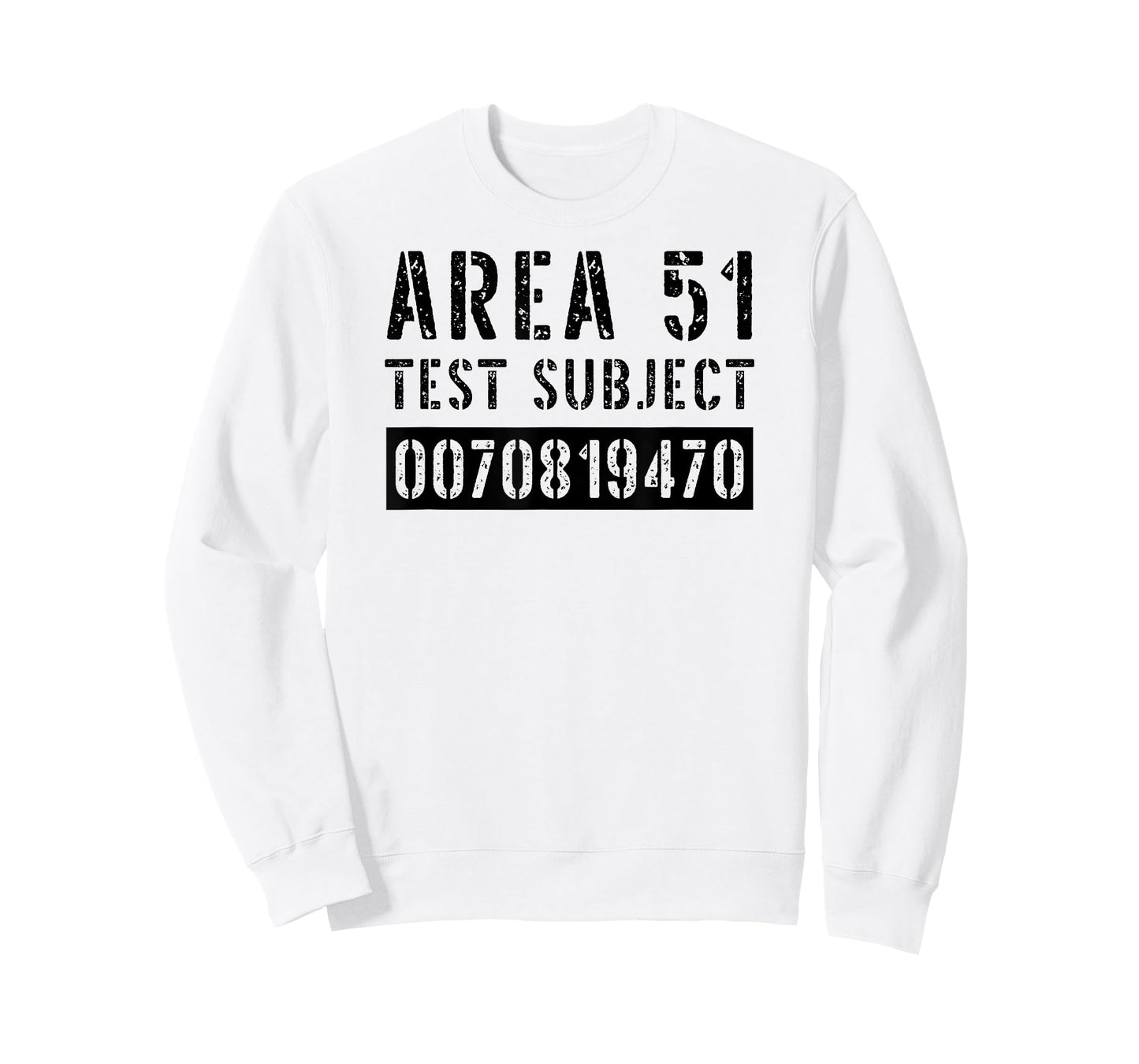 Area 51 Test Subject Costume Roswell Alien UFO Conspiracy T-Shirt
