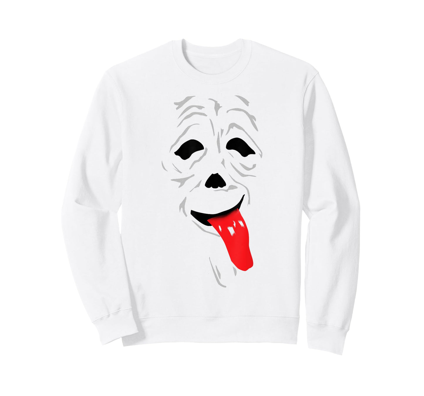 Funny & Scary Ghost - wassup face stoner horror movie comedy T-Shirt