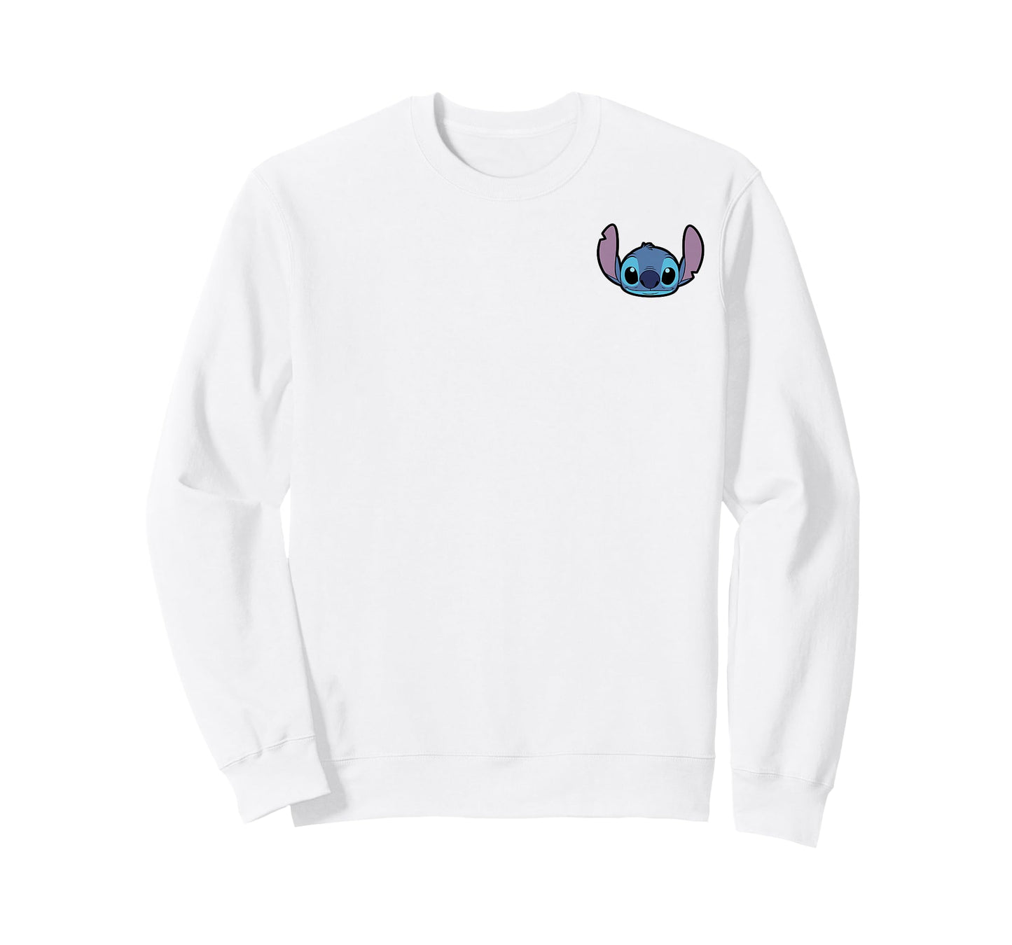 Disney Lilo & Stitch Cute Stitch Face Small Pocket Logo T-Shirt