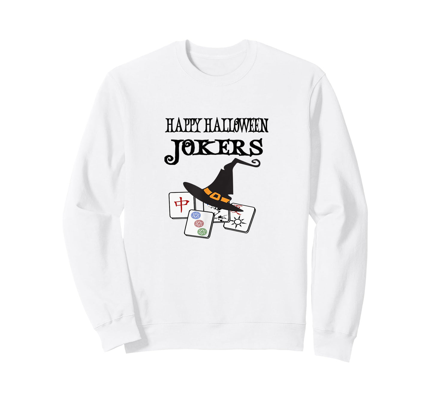 Funny Mahjong Happy Halloween Jokers Tile Game Tee T-Shirt