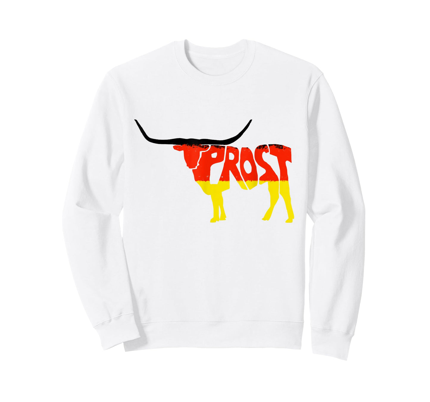 Oktoberfest Texas Longhorn Design Prost German Beer Festival T-Shirt