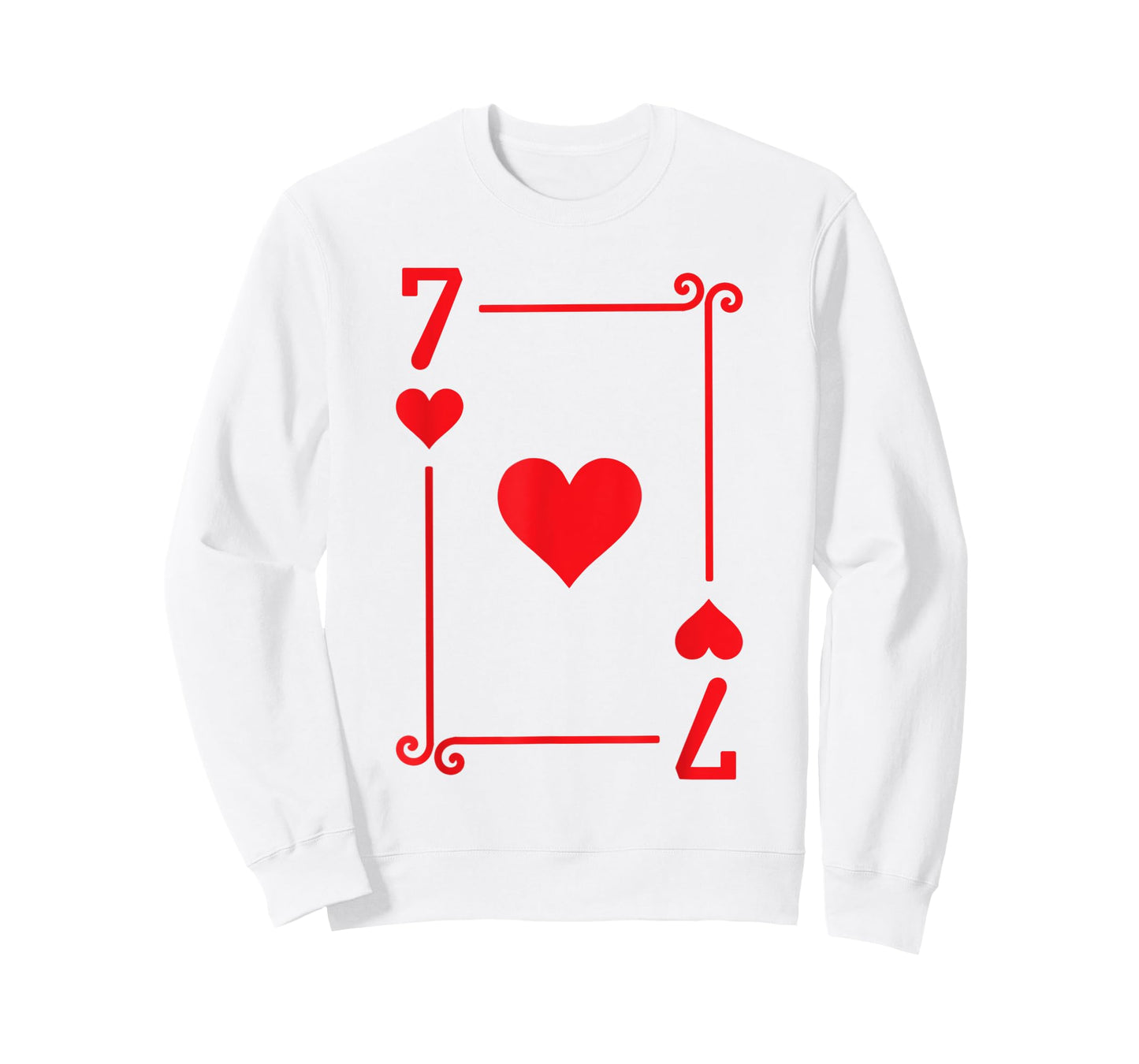 Playing Cards Costume - 7 Hearts Card - Seven Card T-Shirt