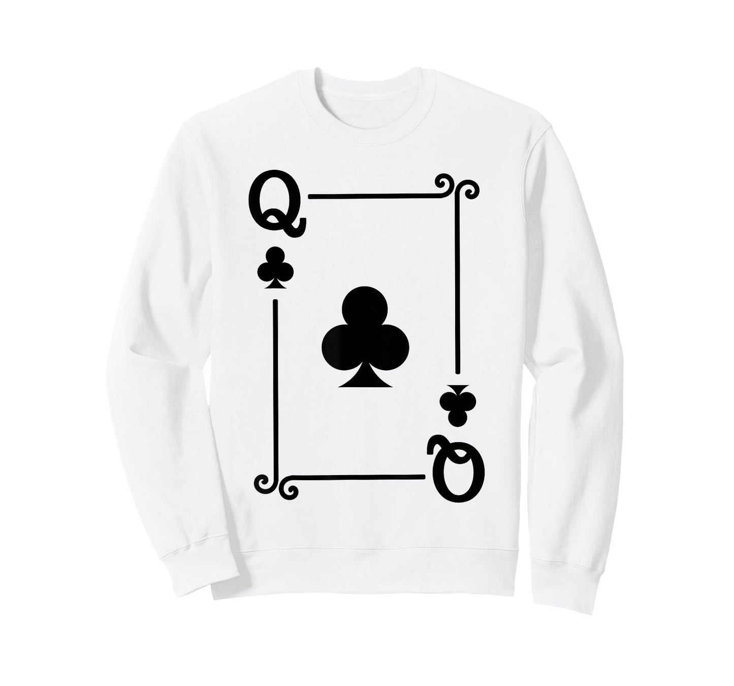 Playing Cards Costume - Queen Clubs Card - Queen Card T-Shirt