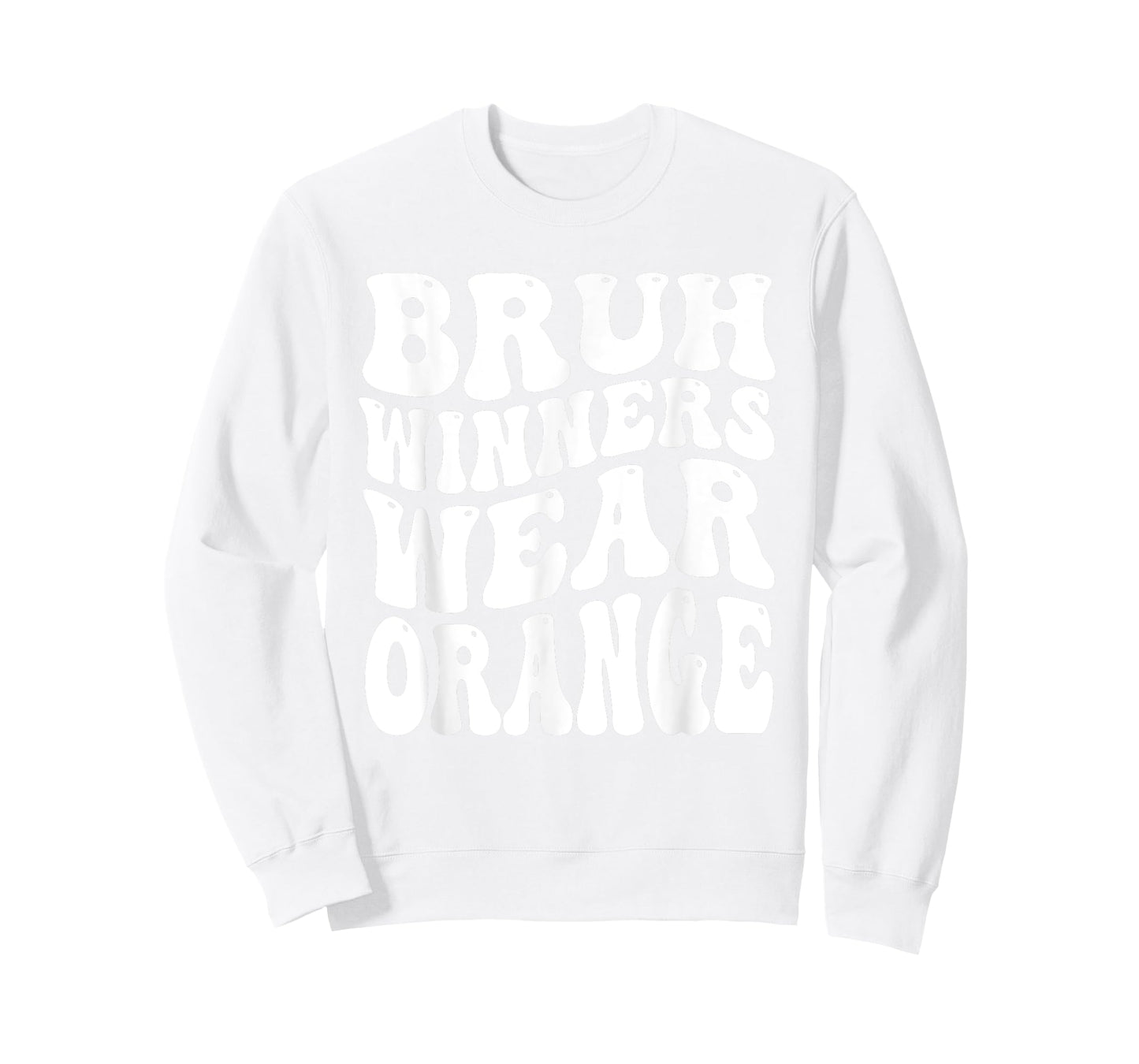Winners Wear Orange Team Spirit Week Game Sports day Groovy T-Shirt