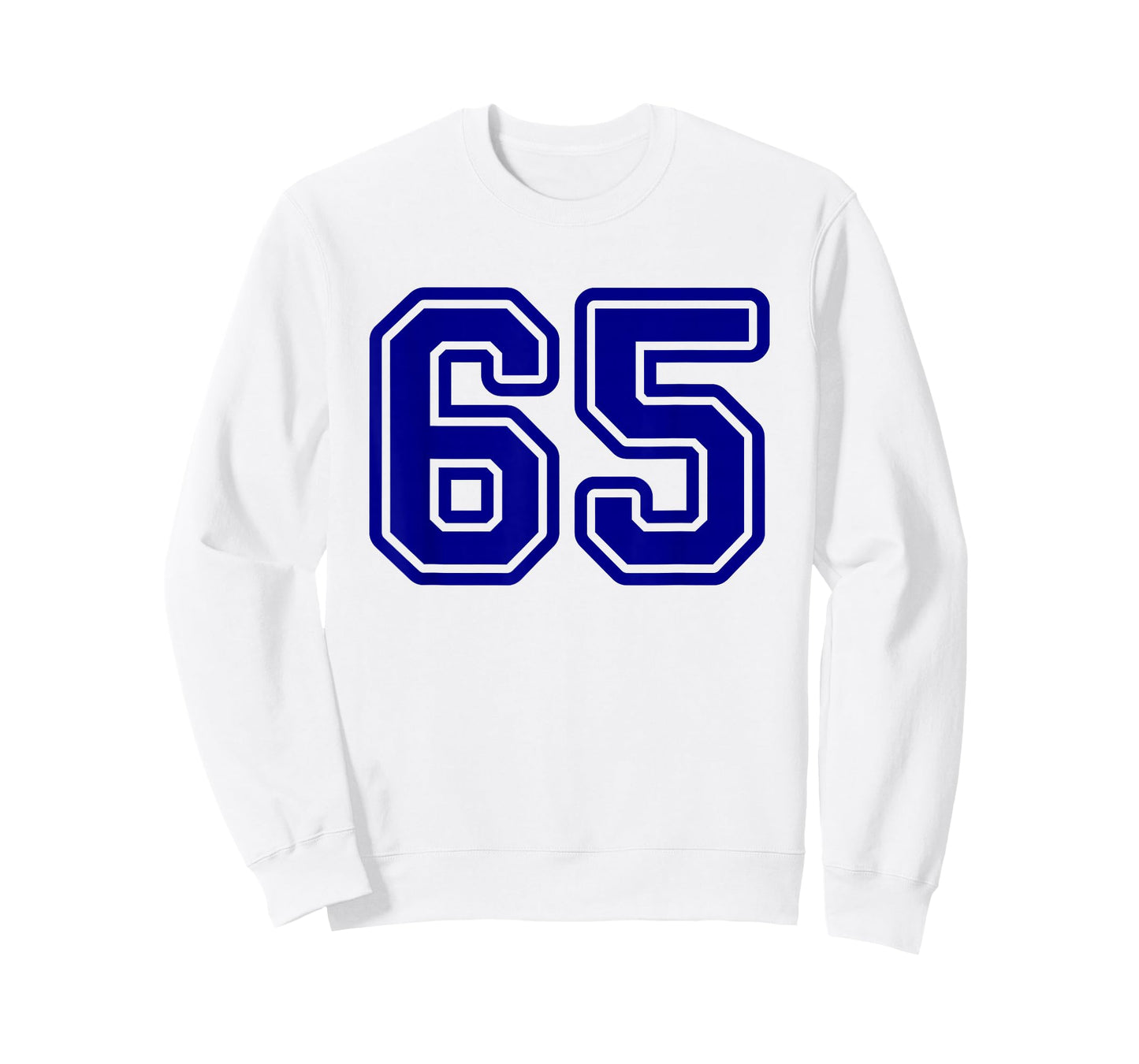 Number #65 Blue Sport Number 65 T-Shirt