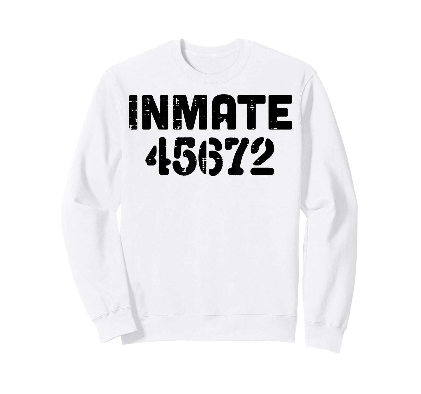 Jail Inmate 45672 Funny Prisoner Halloween Prison Men Women T-Shirt