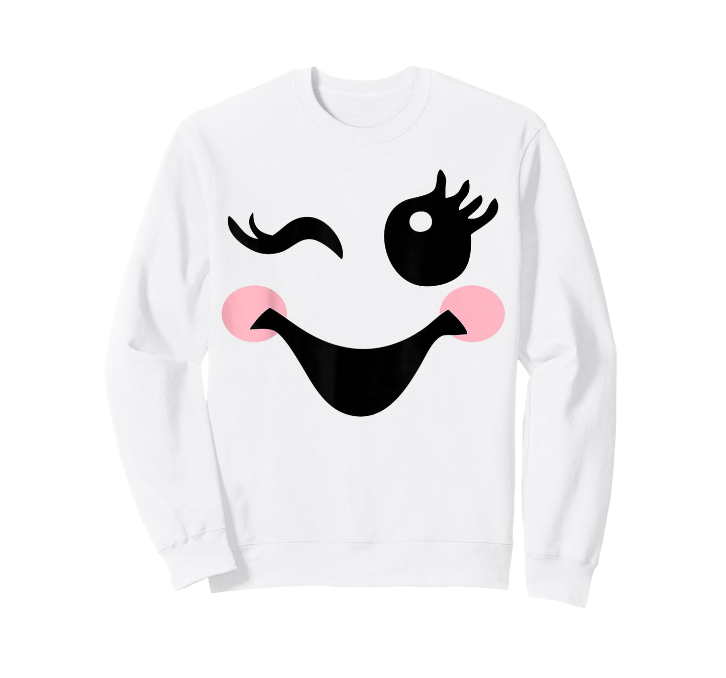 Cute Boo Face Ghost Halloween Costumes For Womens Girls T-Shirt