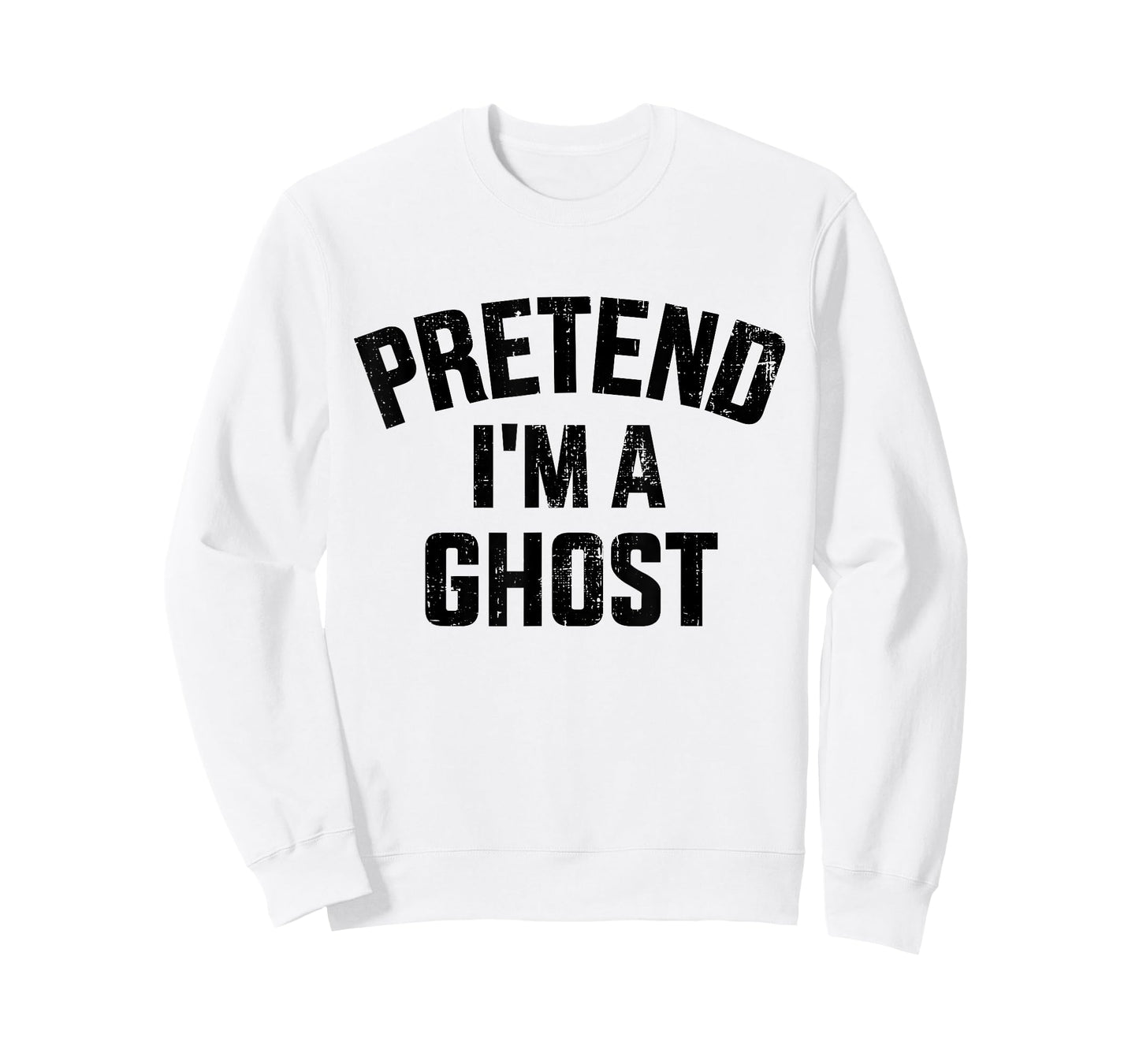 Pretend I'm a ghost funny lazy easy DIY halloween costume T-Shirt