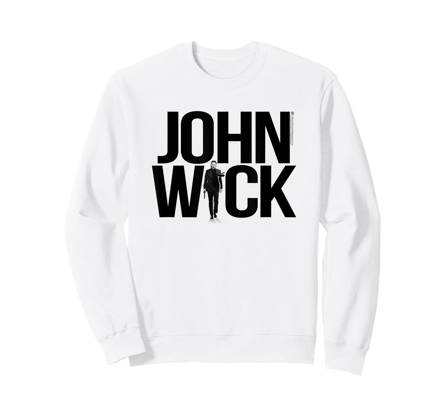 John Wick Bold Logo with Photo Action Movie T-Shirt