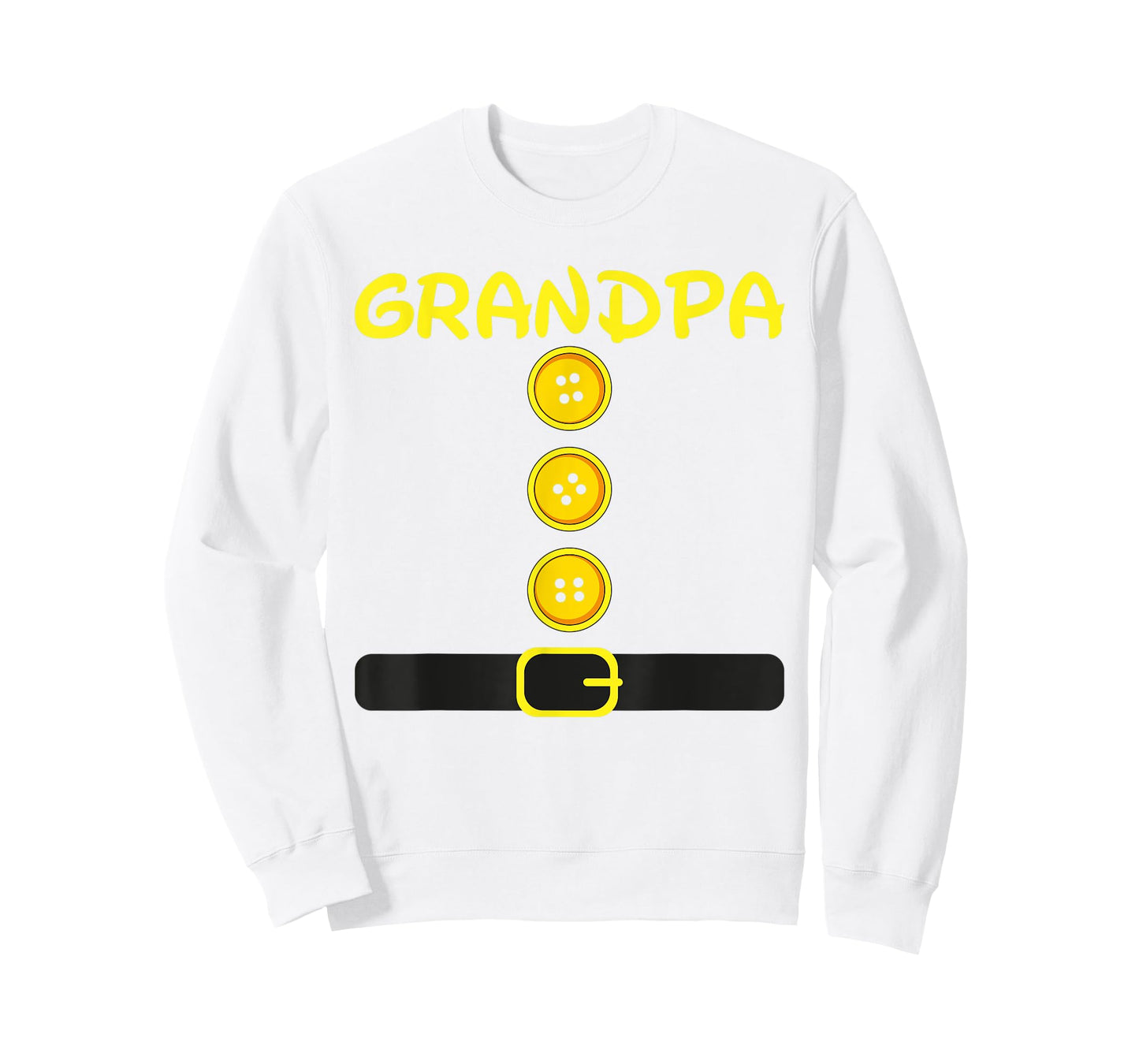 Grandpa Dwarf Costume Color Family Matching Dwarf Halloween T-Shirt