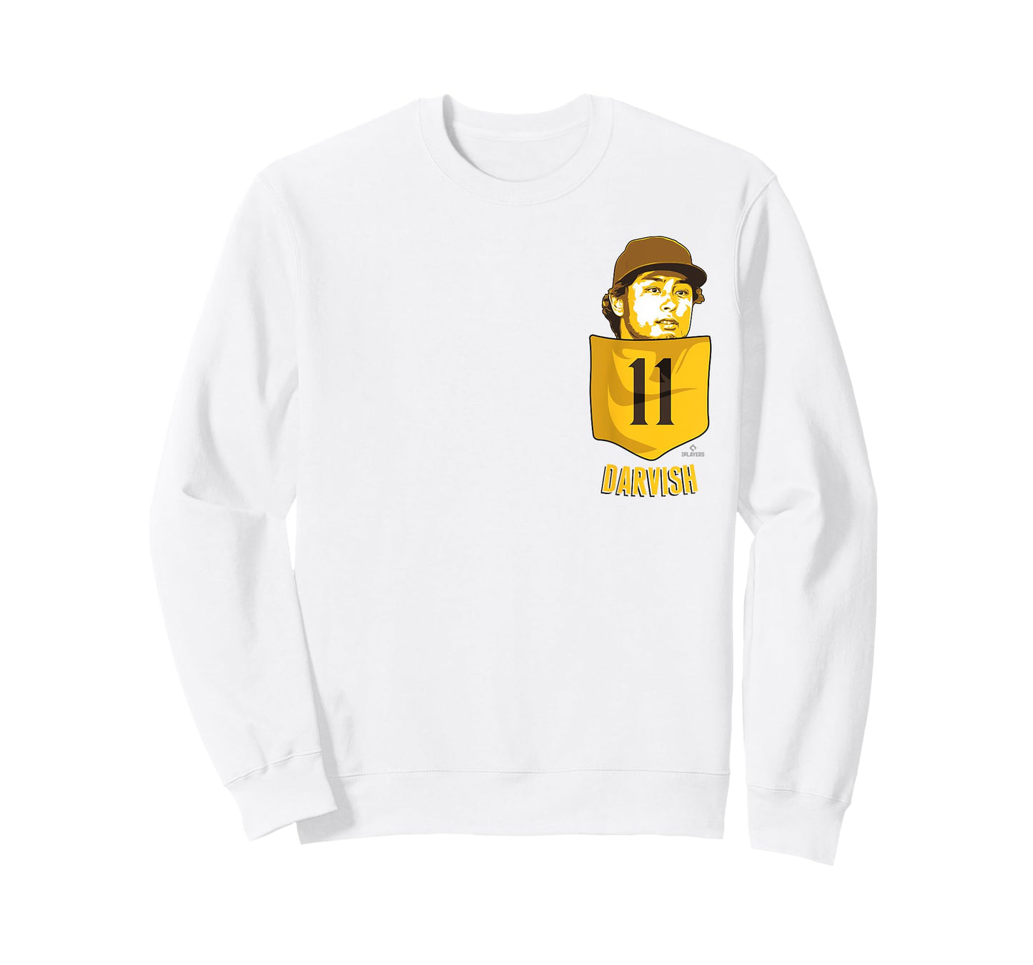 Yu Darvish San Diego Baseball Pocket Tee MLBPA T-Shirt