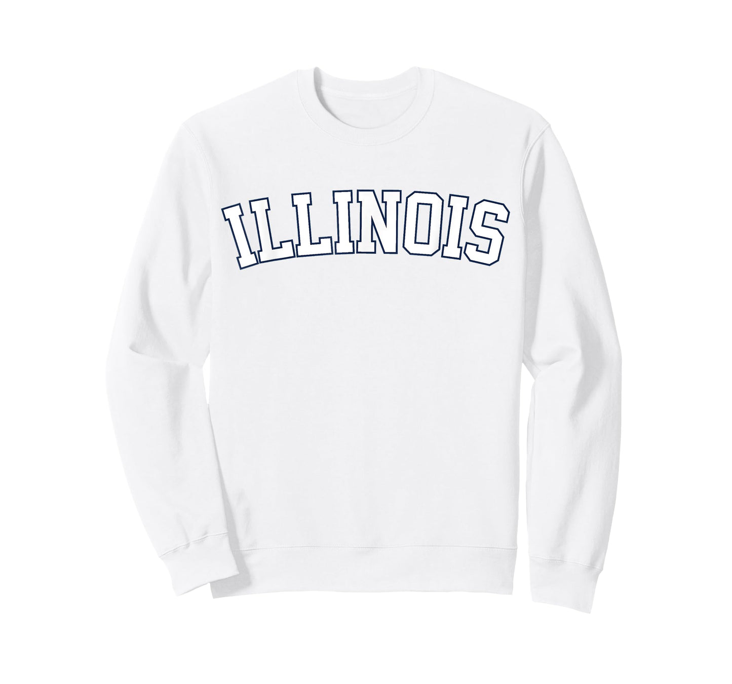 Retro Illinois Tee Vintage Illinois Orange Blue Classic Look T-Shirt