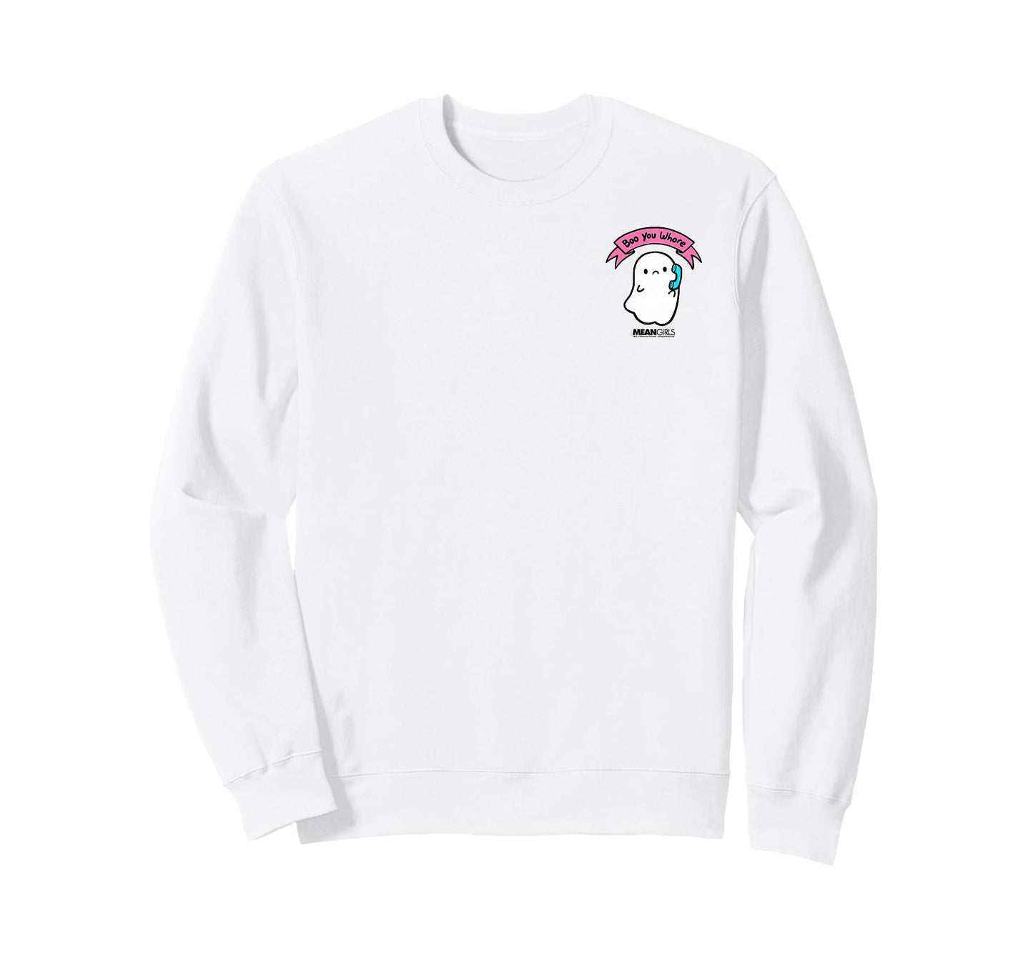 Mean Girls Boo you Whore Mini Ghost Phone Pocket T-Shirt