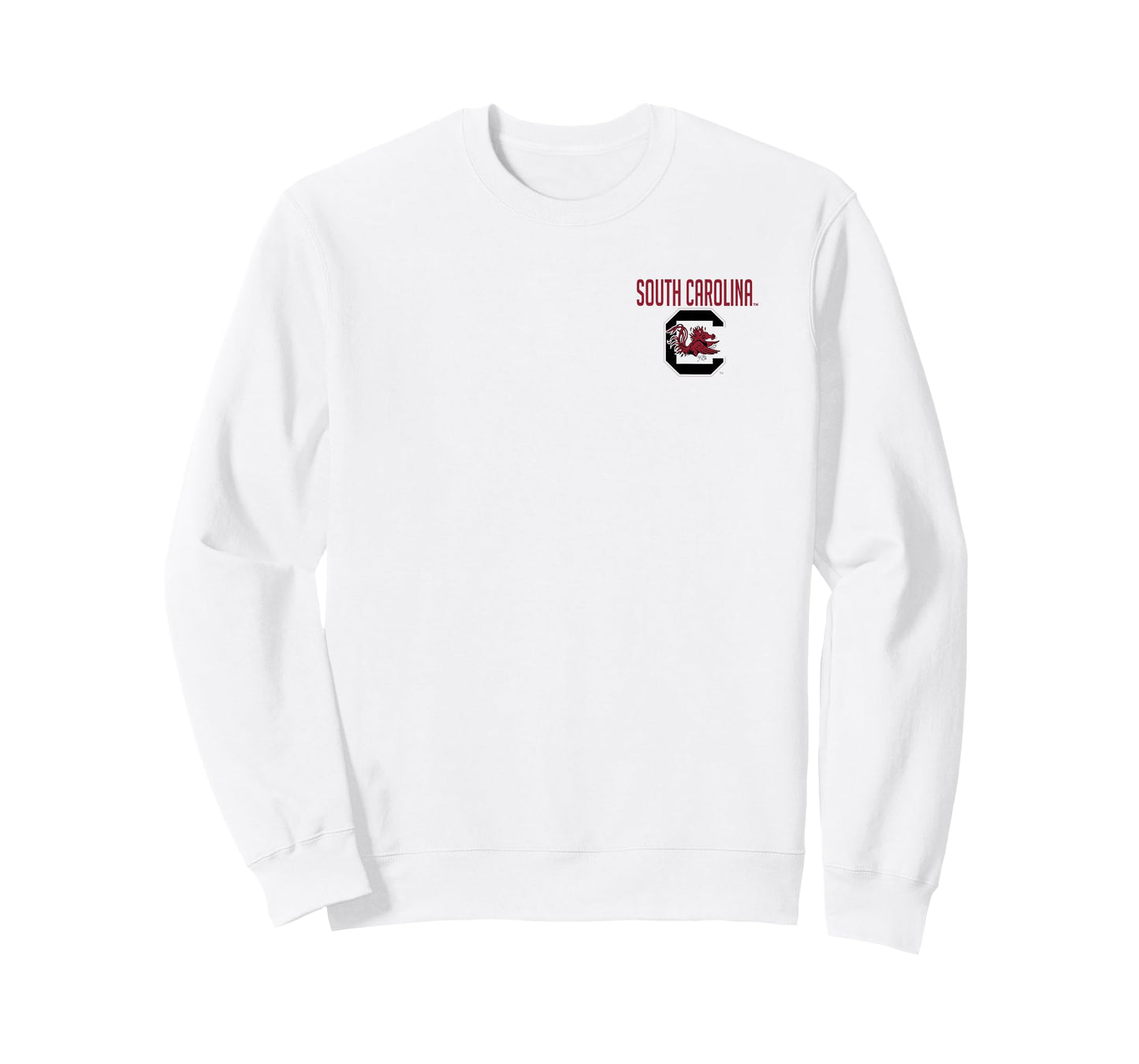 South Carolina Gamecocks Front/Back Classic White T-Shirt