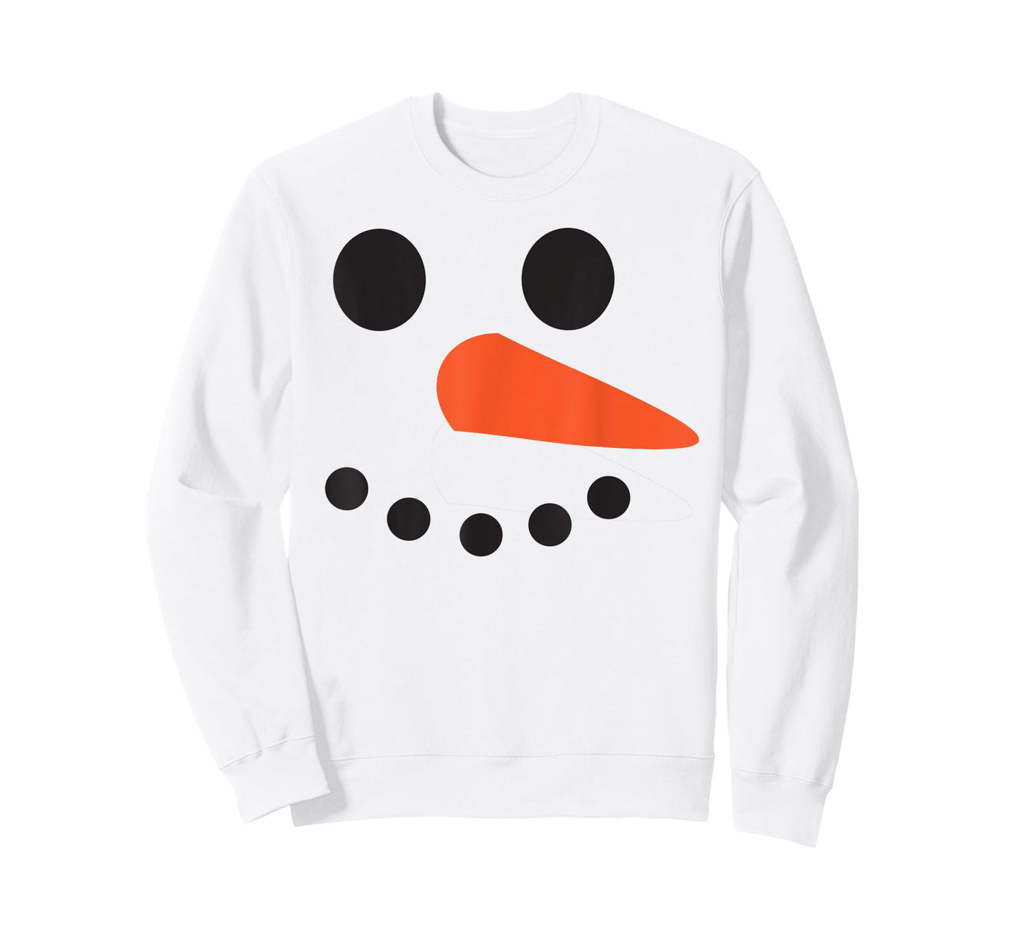 Frosty Little Helper Snowman Face Christmas Costume T-Shirt