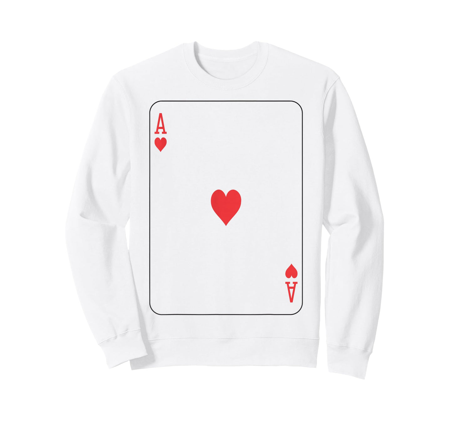 Ace of Hearts | Deck of Cards Front and Back Group Costume T-Shirt