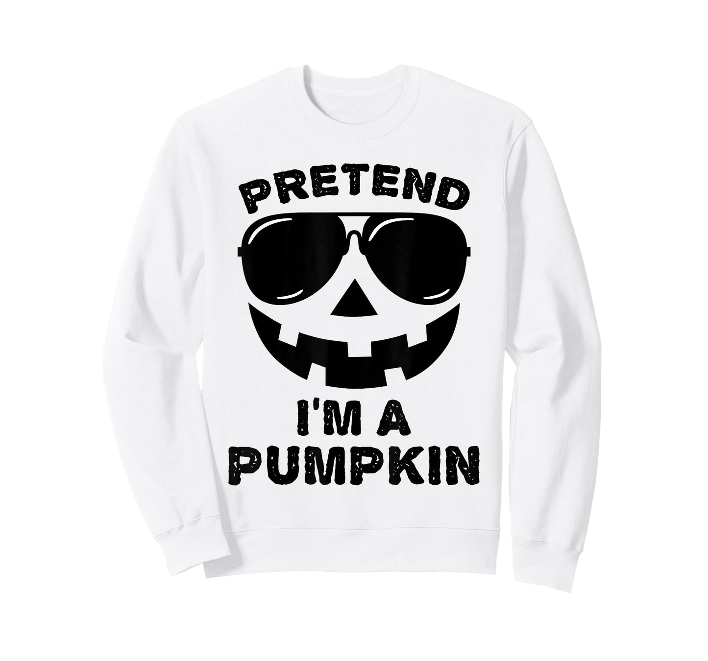 Pretend I'm A Pumpkin Halloween Costume Couples Matching T-Shirt