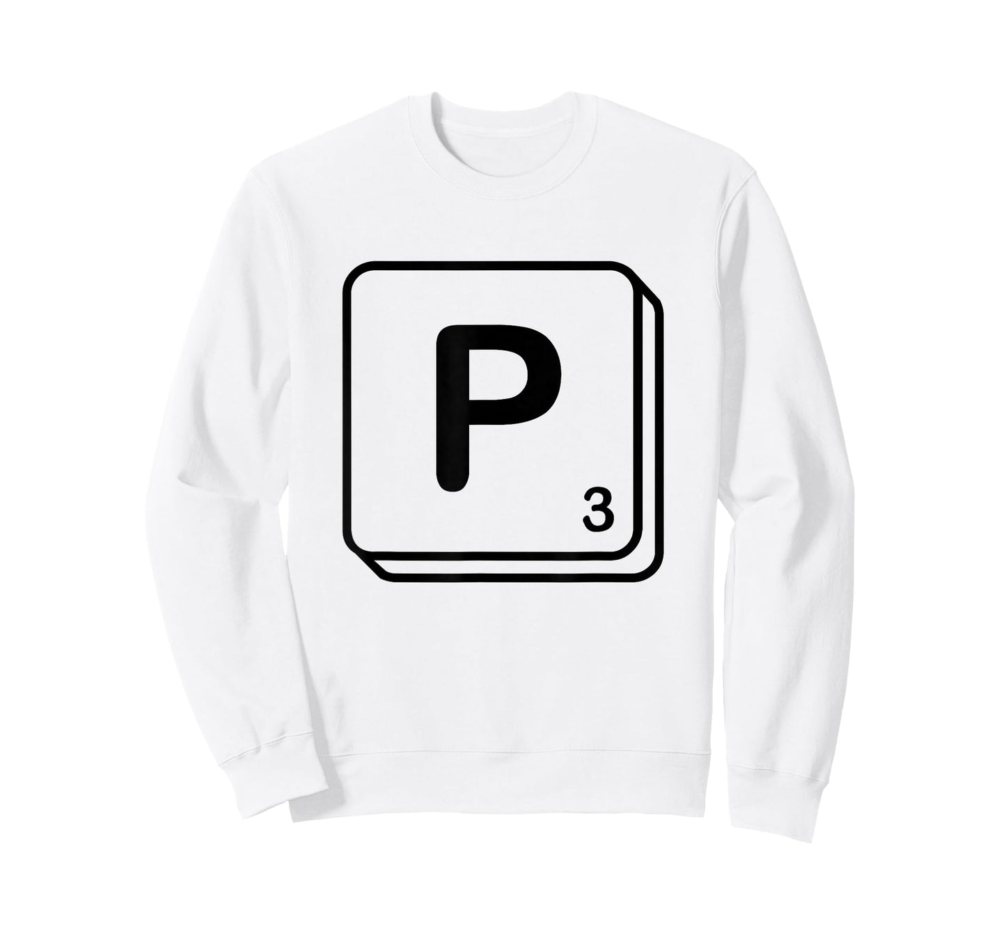 Letter P Word Game Tile T-Shirt