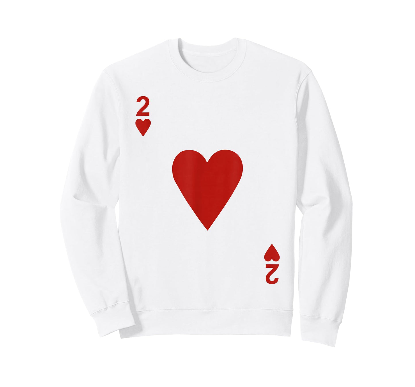 Two of hearts Tshirt Blackjack Cards Poker 21 2 Tee shirt T-Shirt
