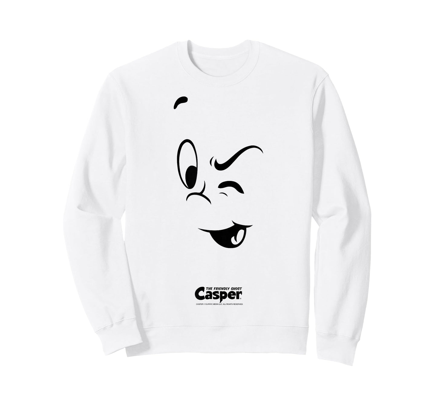 Casper the Friendly Ghost Halloween Big Face Costume T-Shirt