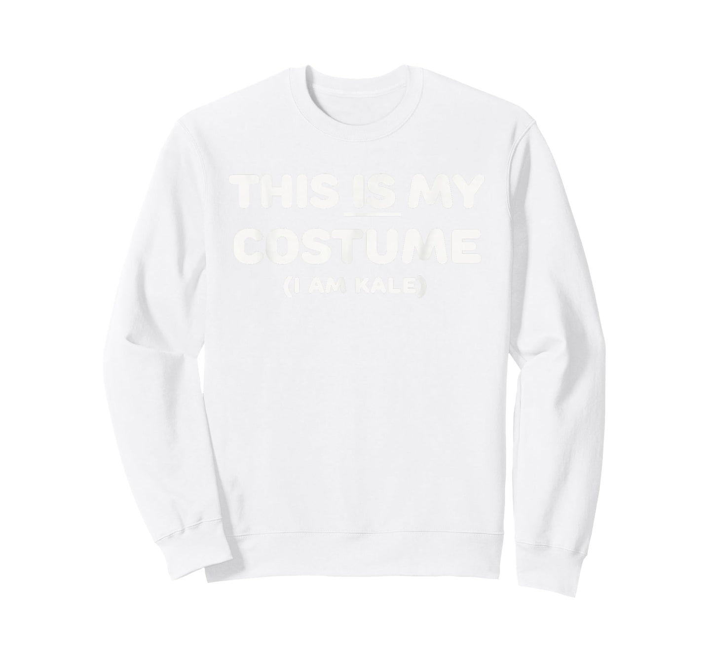 THIS IS MY COSTUME: Kale Vegetable Halloween Green Funny T-Shirt