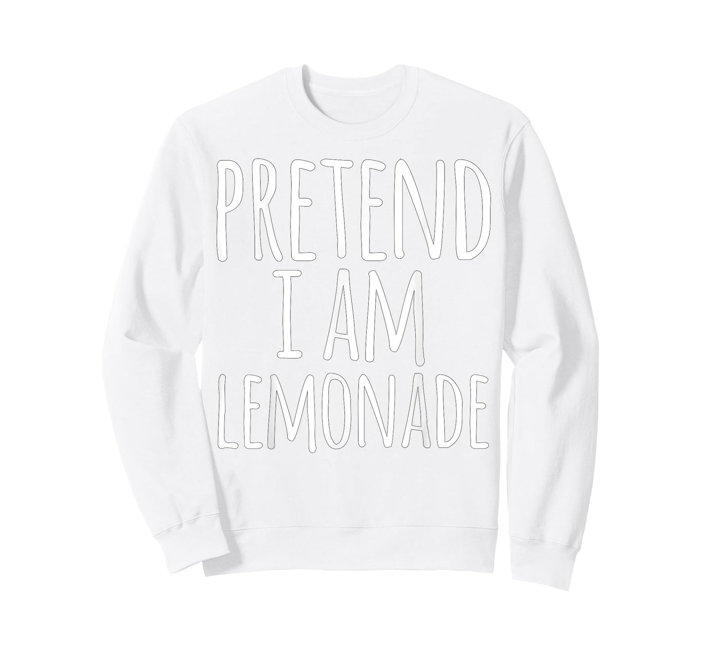 Funny Easy Lazy Halloween PRETEND I'M A LEMONADE Costume T-Shirt