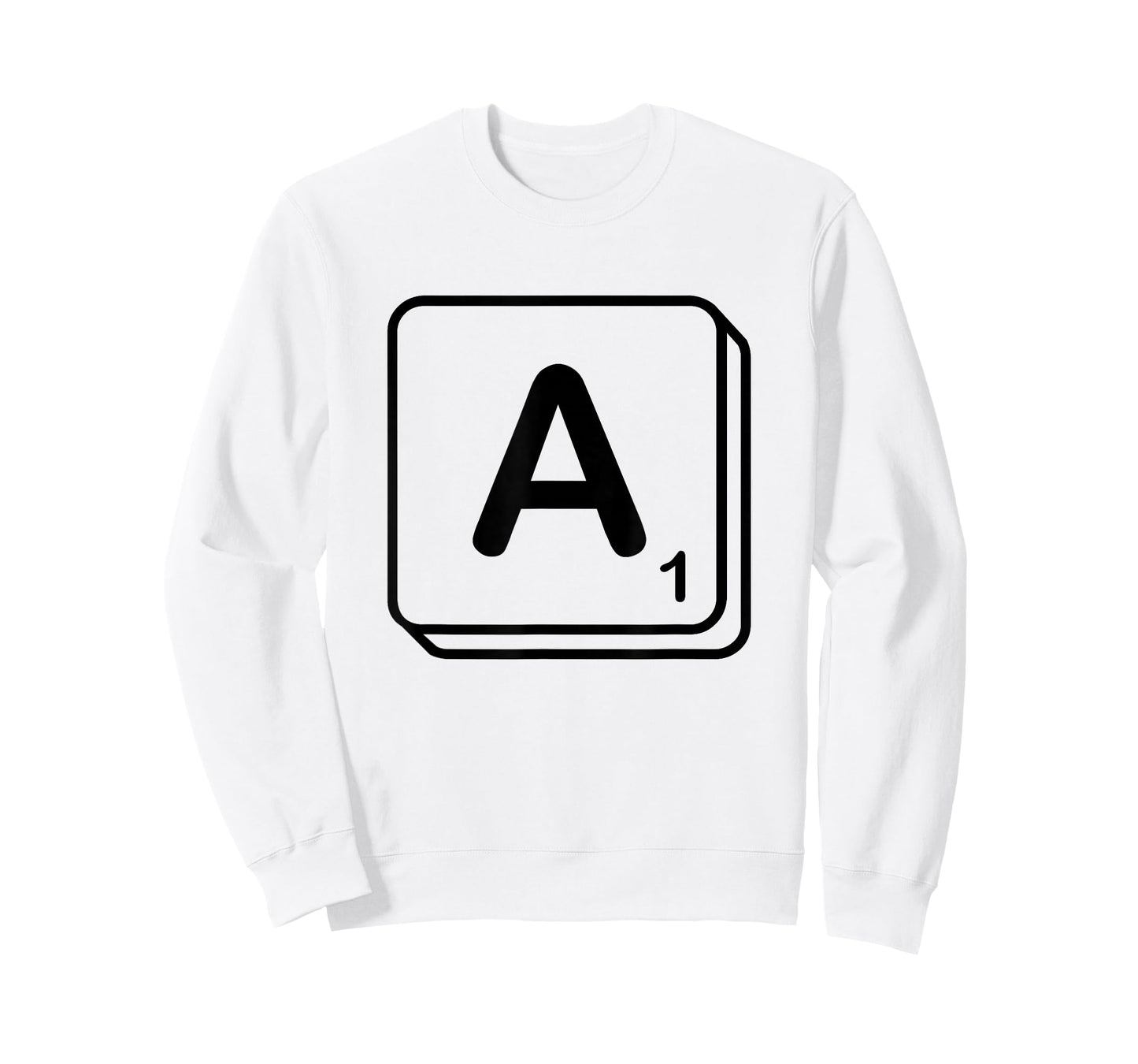 Letter A Word Game Tile T-Shirt