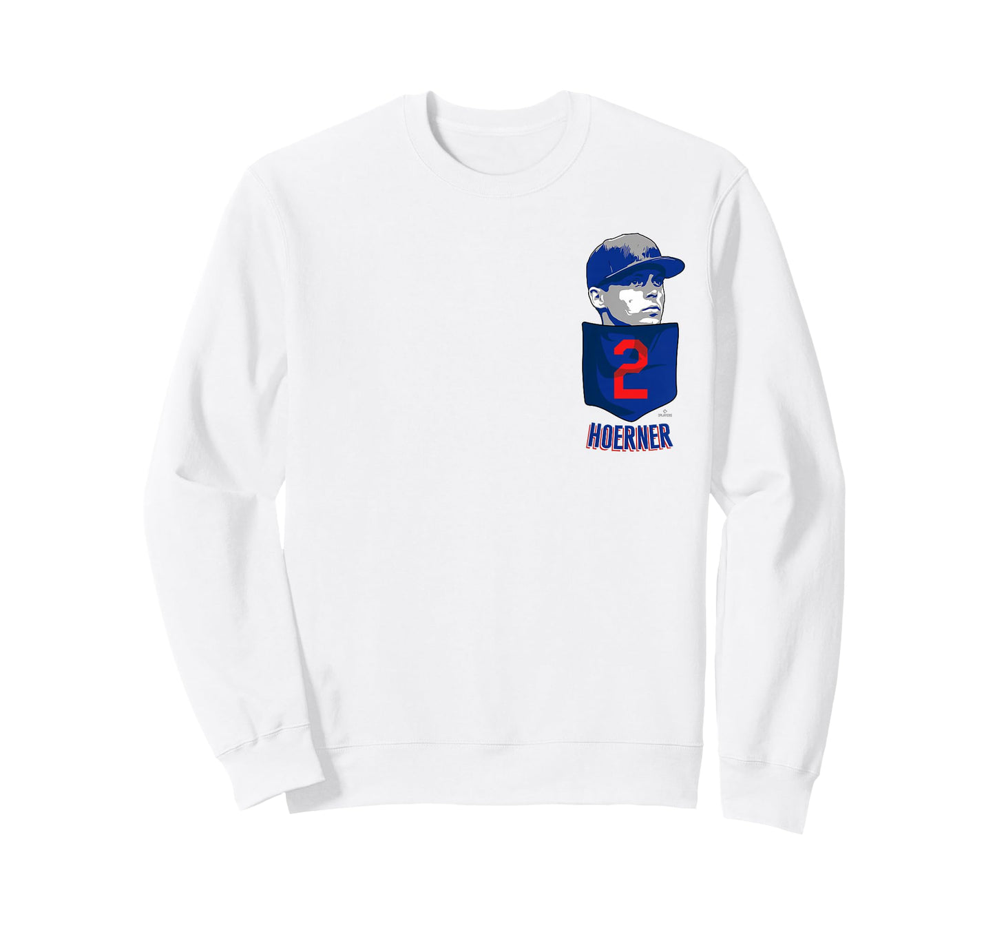 Nico Hoerner Chicago Baseball Pocket Tee MLBPA T-Shirt