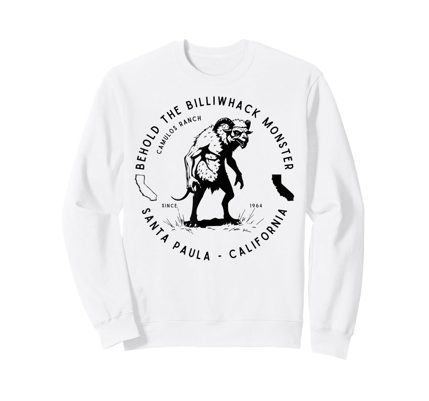 Behold the Billiwhack Monster Santa Paula CA Famous Cryptid T-Shirt