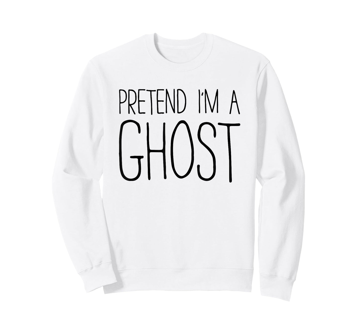 Pretend I'm A Ghost Shirt Adult Kids Men Women Costume T-Shirt