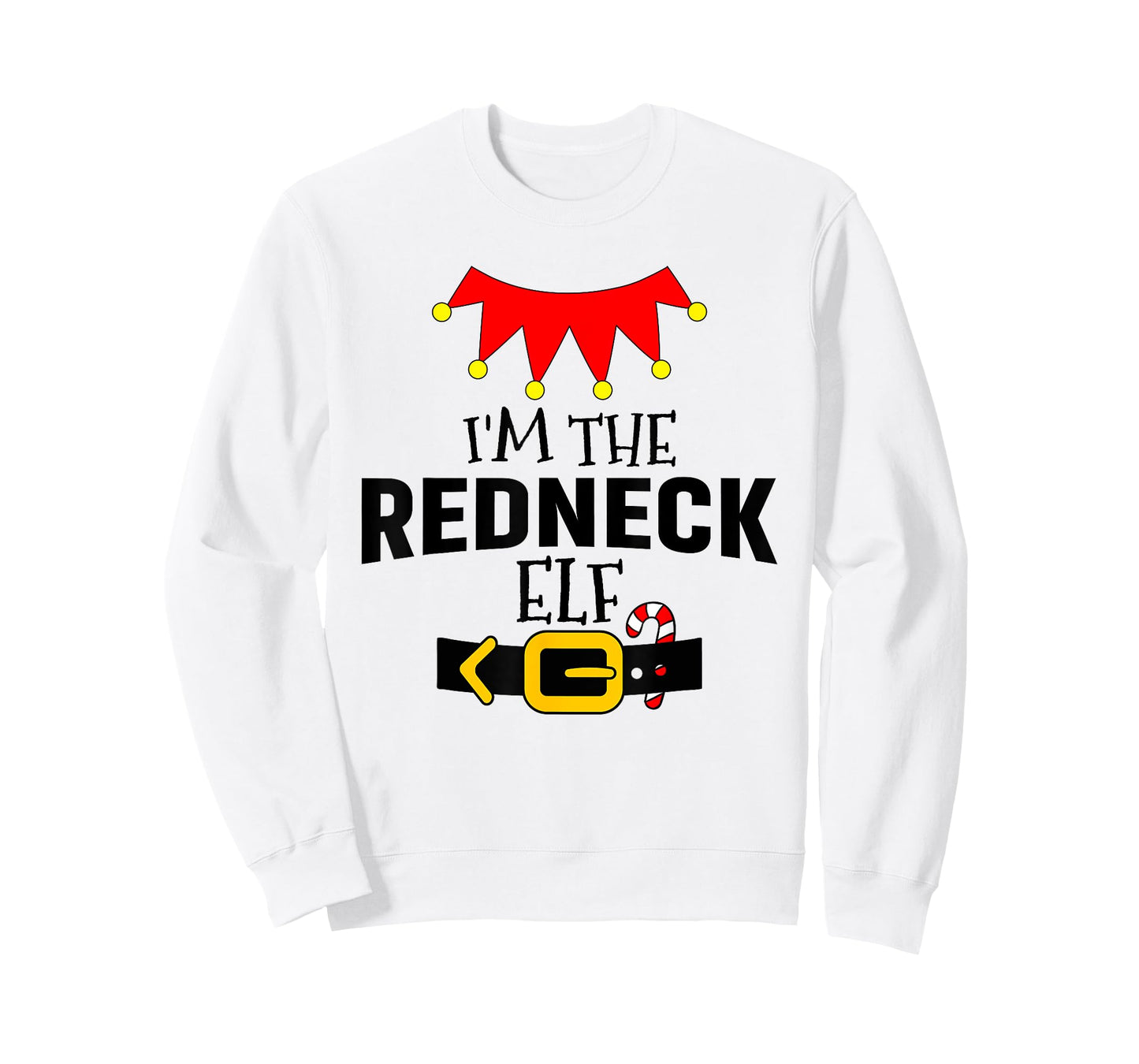 Matching Family Funny Group I'm The Redneck Elf Christmas T-Shirt