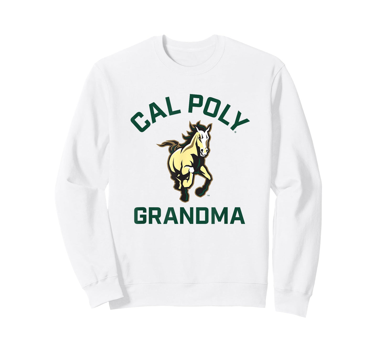 Cal Poly Mustangs Arched Grandma T-Shirt