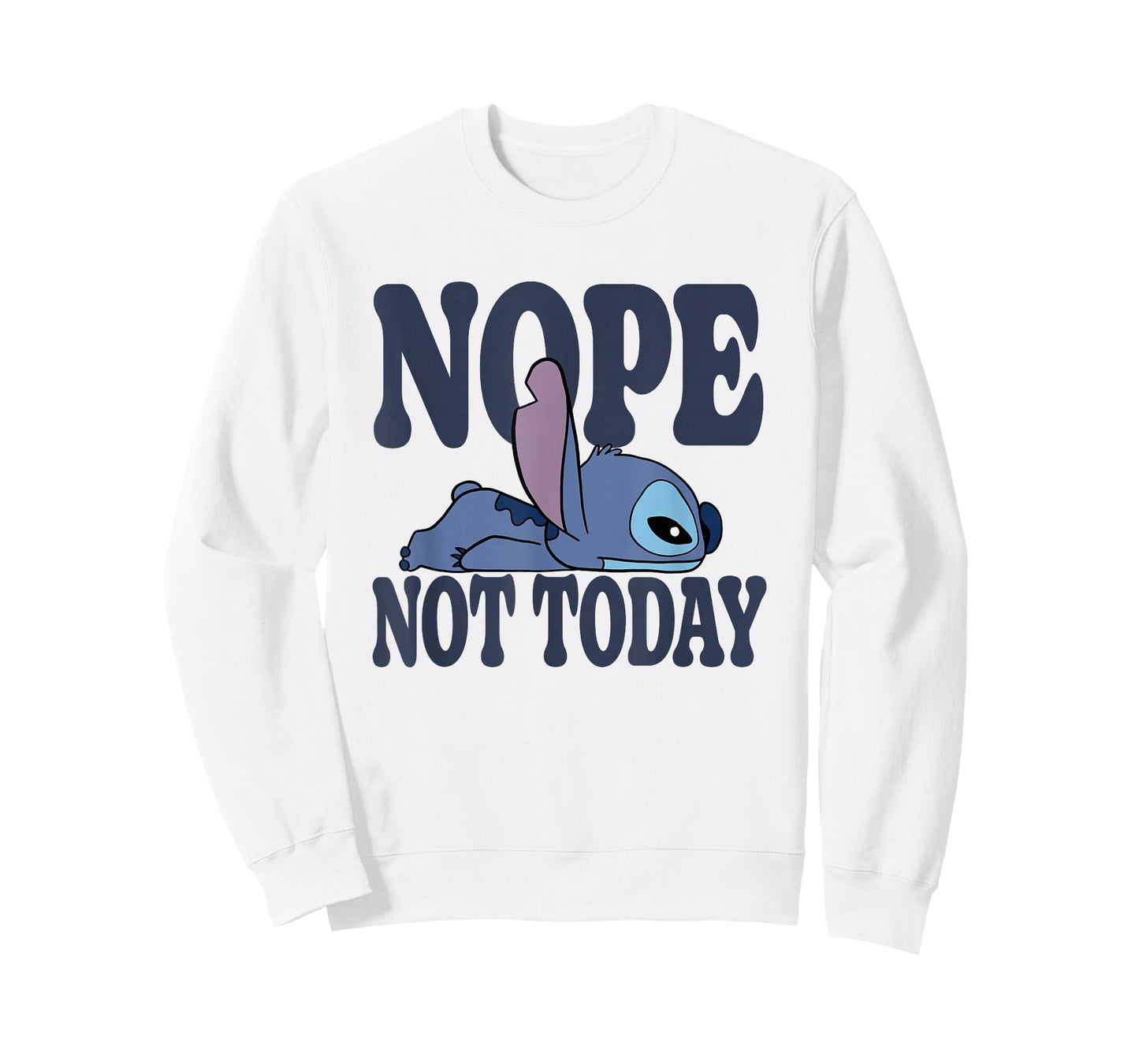 Disney Lilo & Stitch Nope Not Today Sleepy Stitch T-Shirt