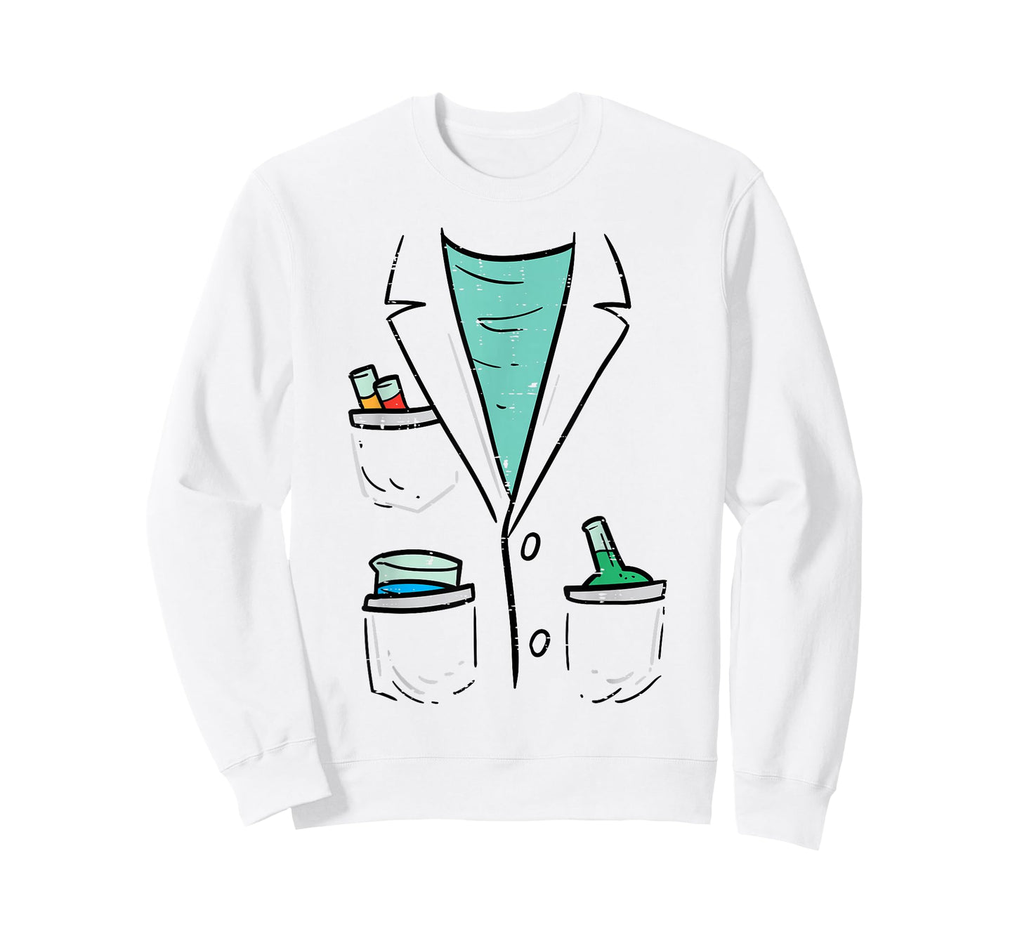 Mad Scientist Chemist Costume Funny Halloween Nerd Geek Boys T-Shirt