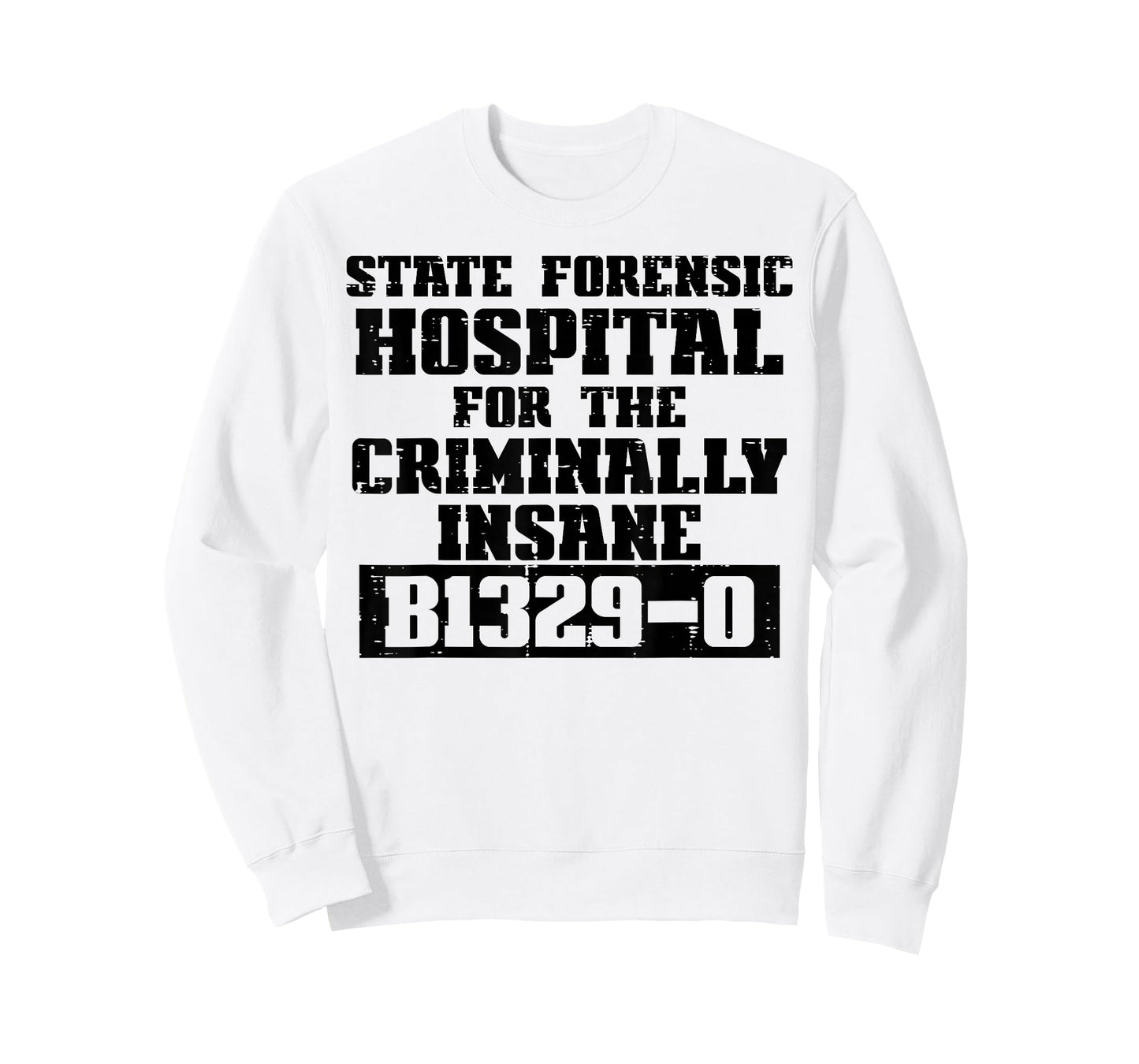 Criminally Insane Jail Inmate Prisoner Fun Halloween Costume T-Shirt