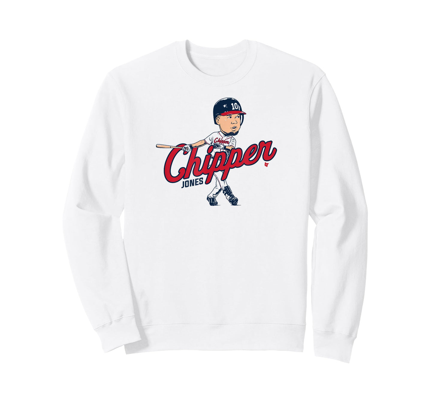 Chipper Jones - Caricature - Atlanta Baseball T-Shirt