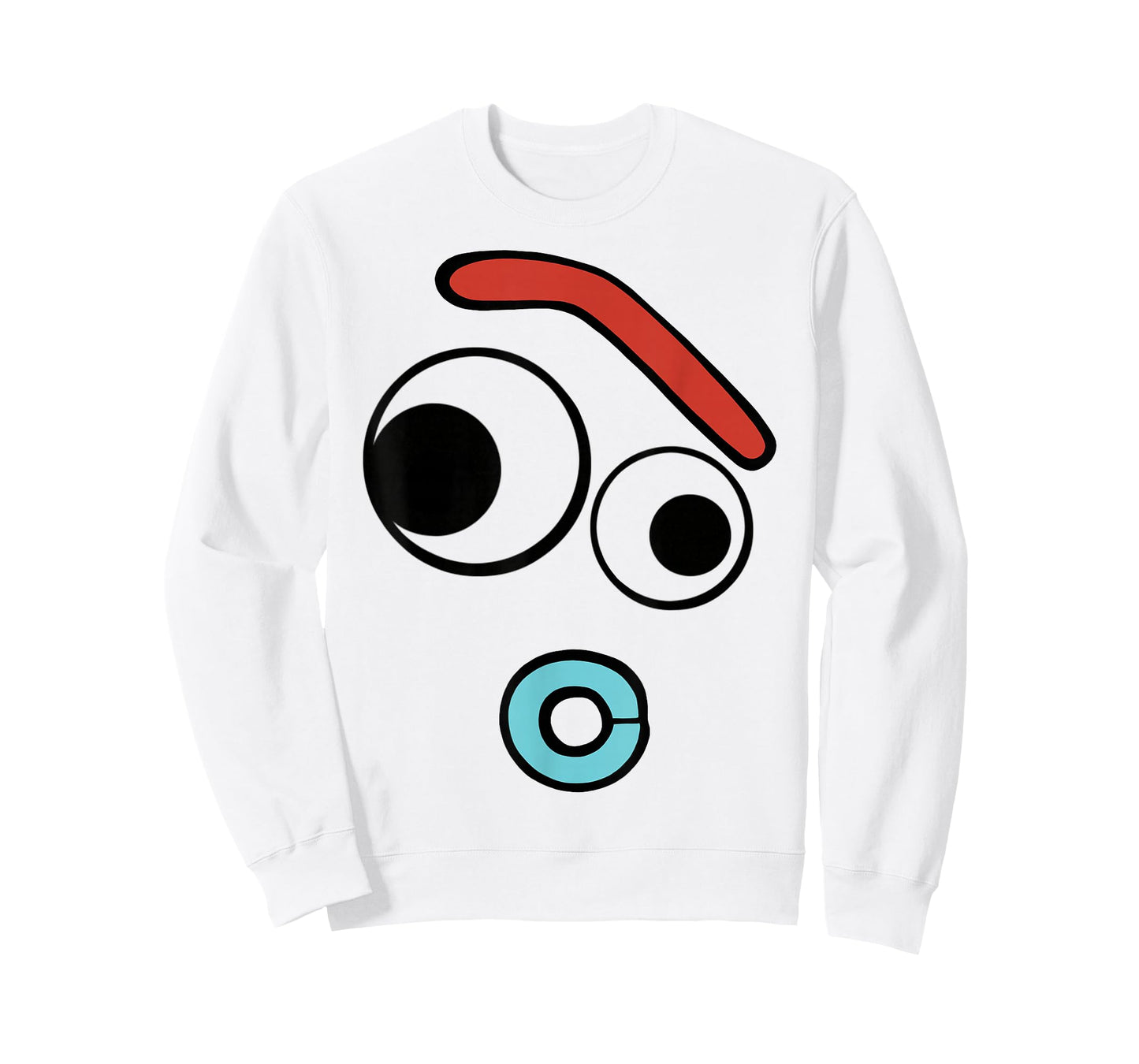 Disney Pixar Toy Story 4 Forky Large Surprised Face T-Shirt